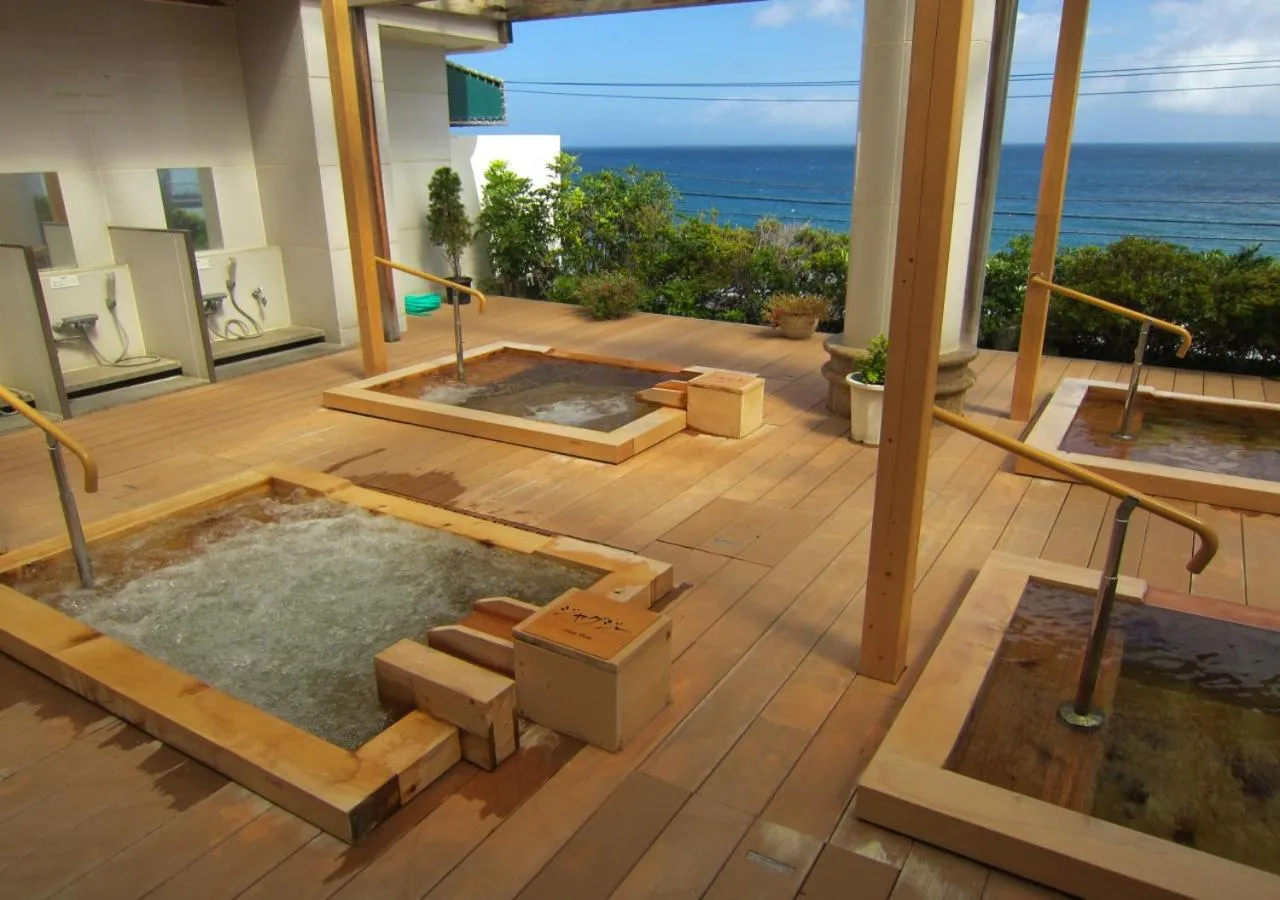 Open Air Bath in Atagawa Yamatokan