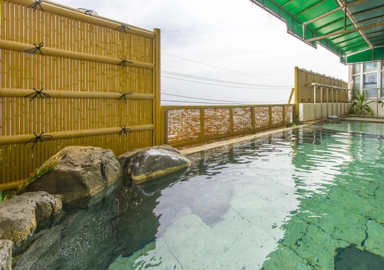 Open Air Bath in Atagawa Yamatokan