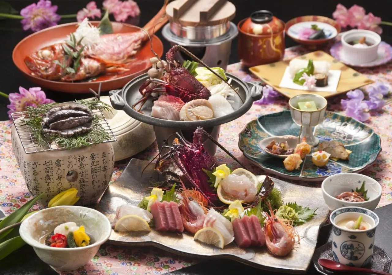 Food in Atagawa Yamatokan