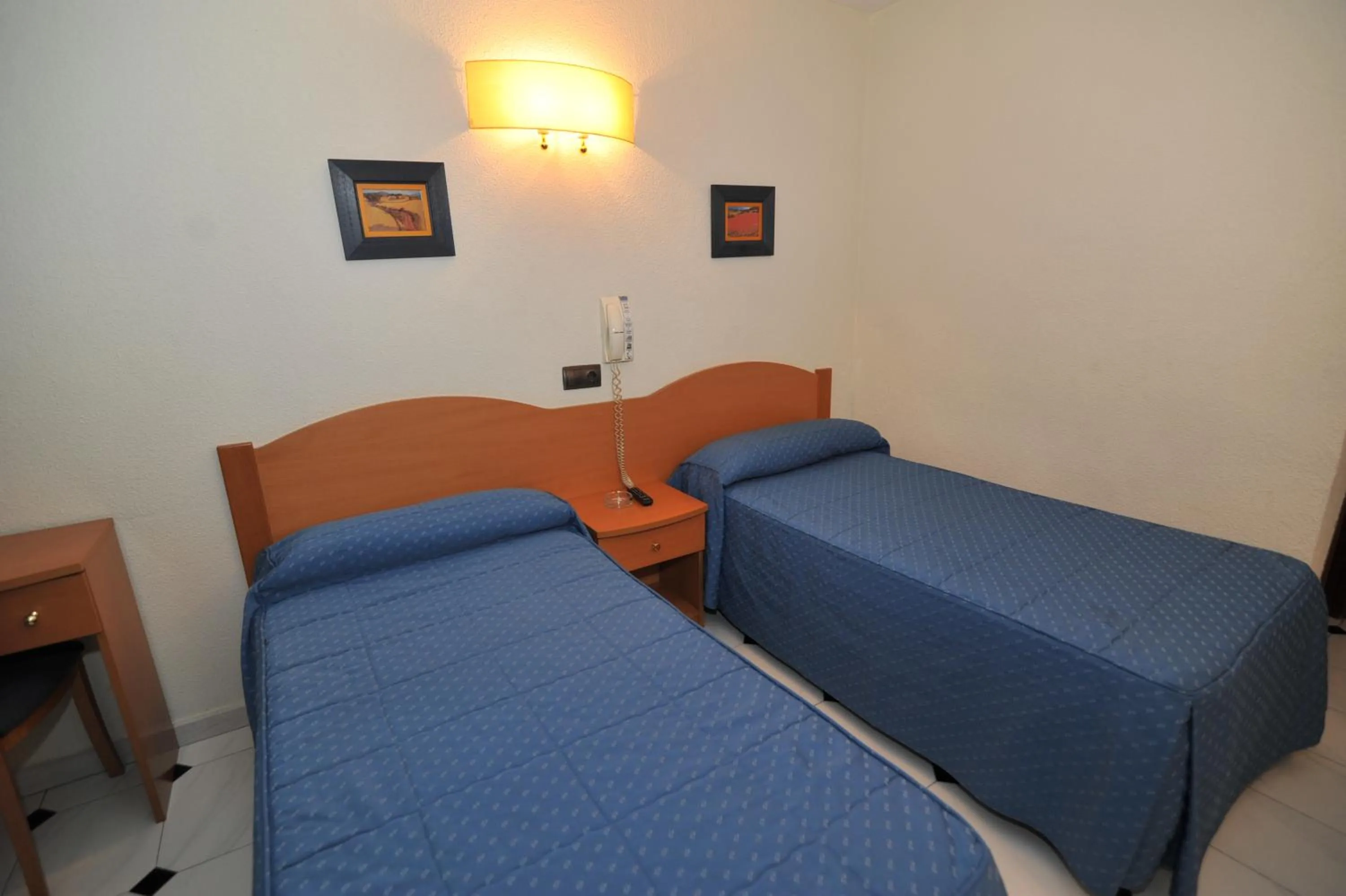 Decorative detail, Bed in Hostal Goyma I