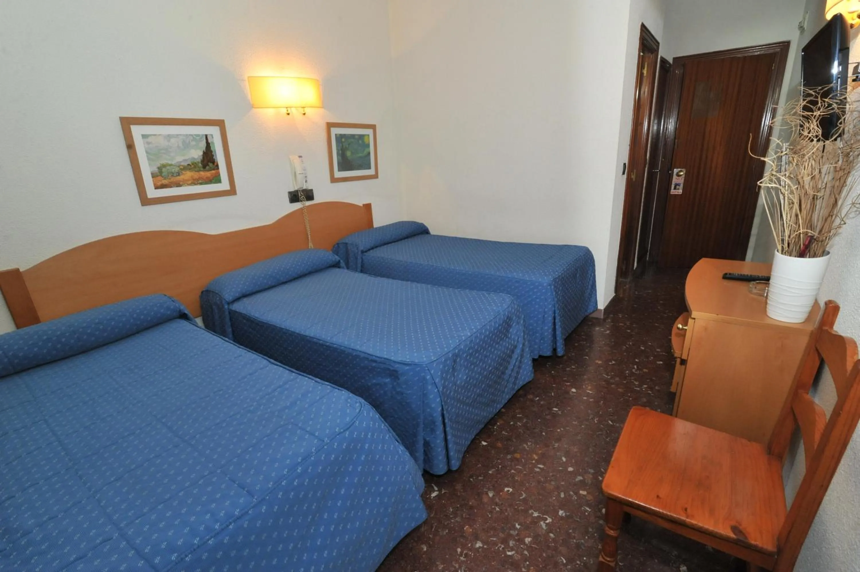 Decorative detail, Bed in Hostal Goyma I