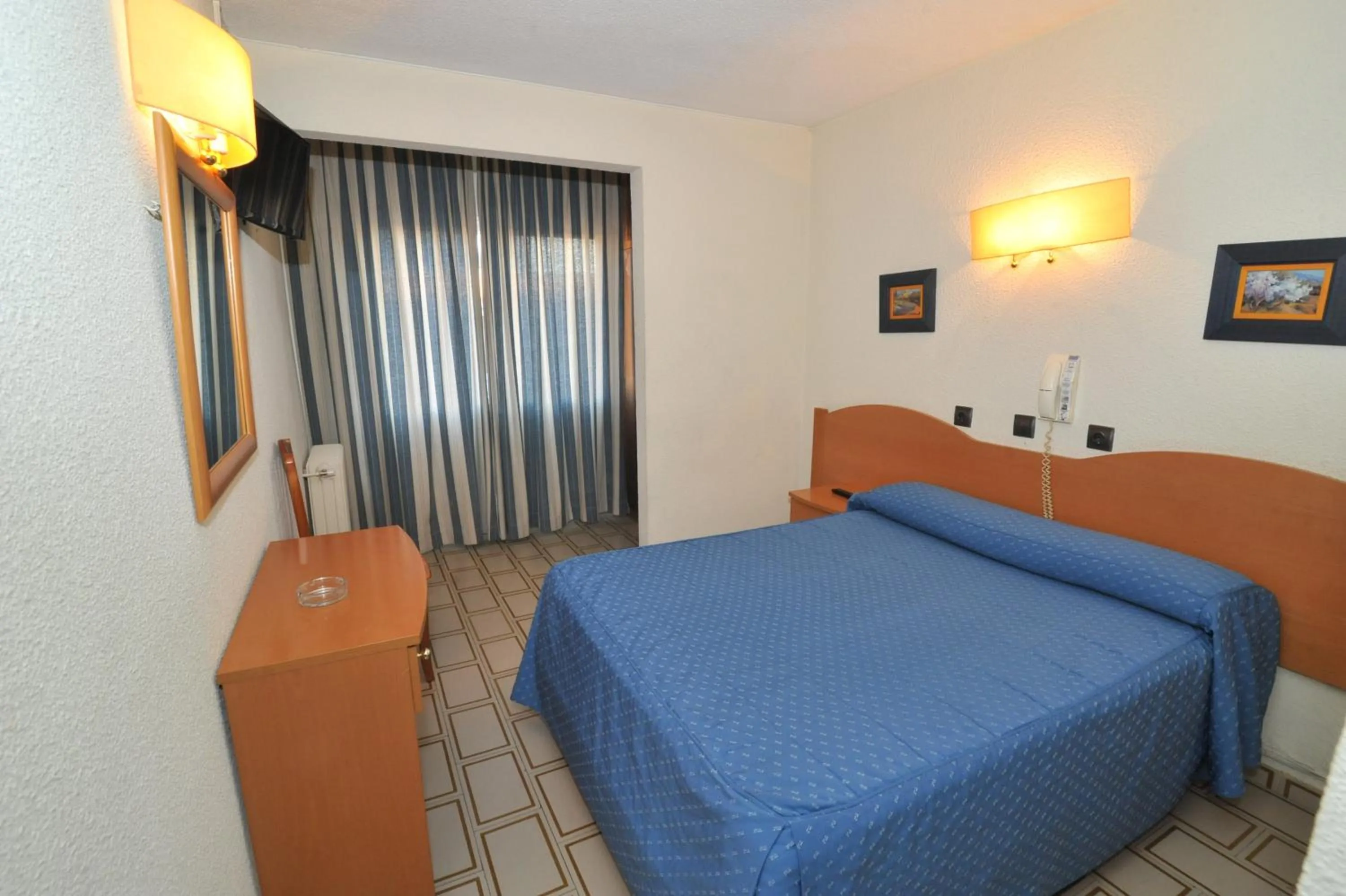 Decorative detail, Bed in Hostal Goyma I