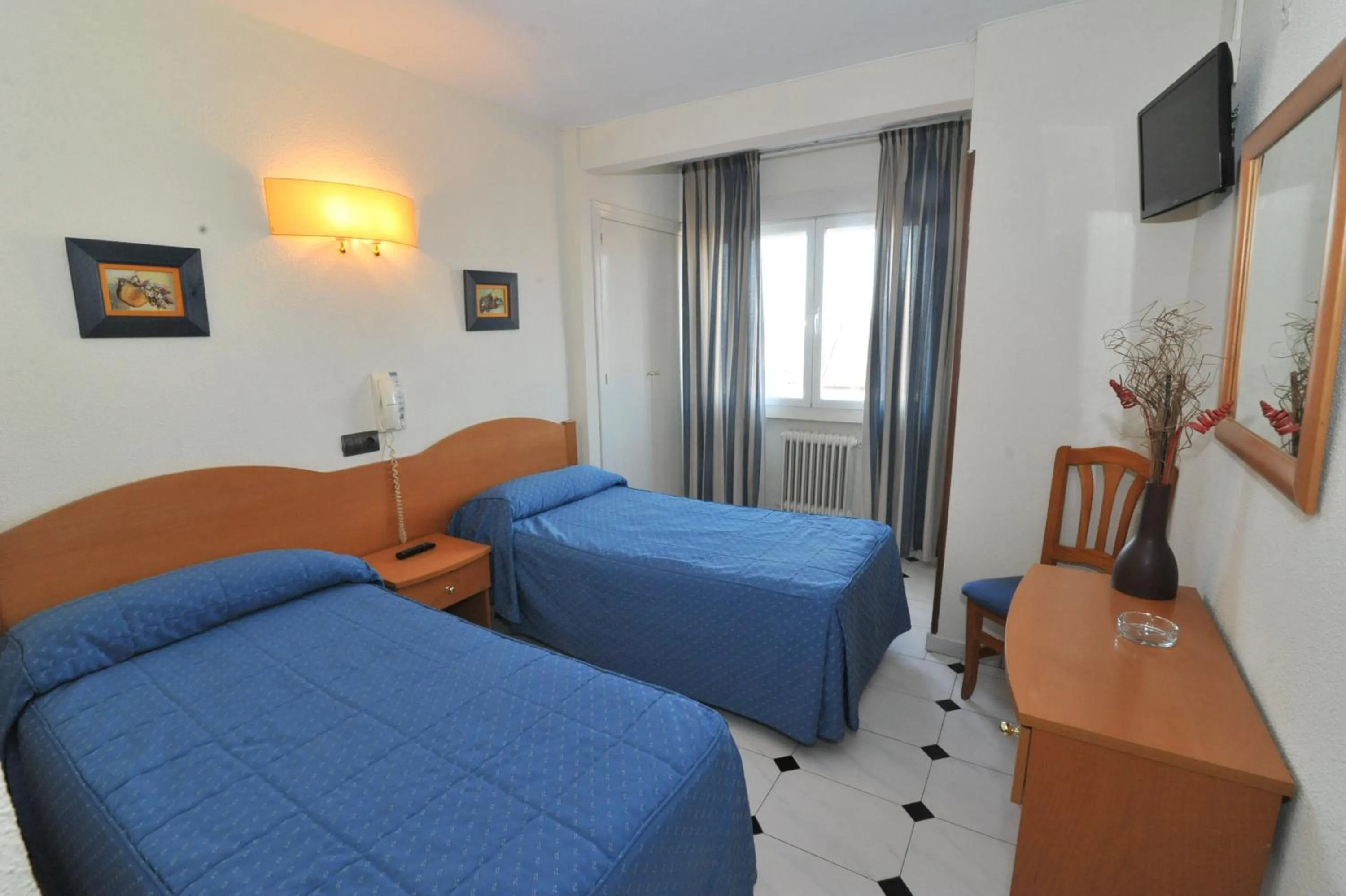 Decorative detail, Bed in Hostal Goyma I