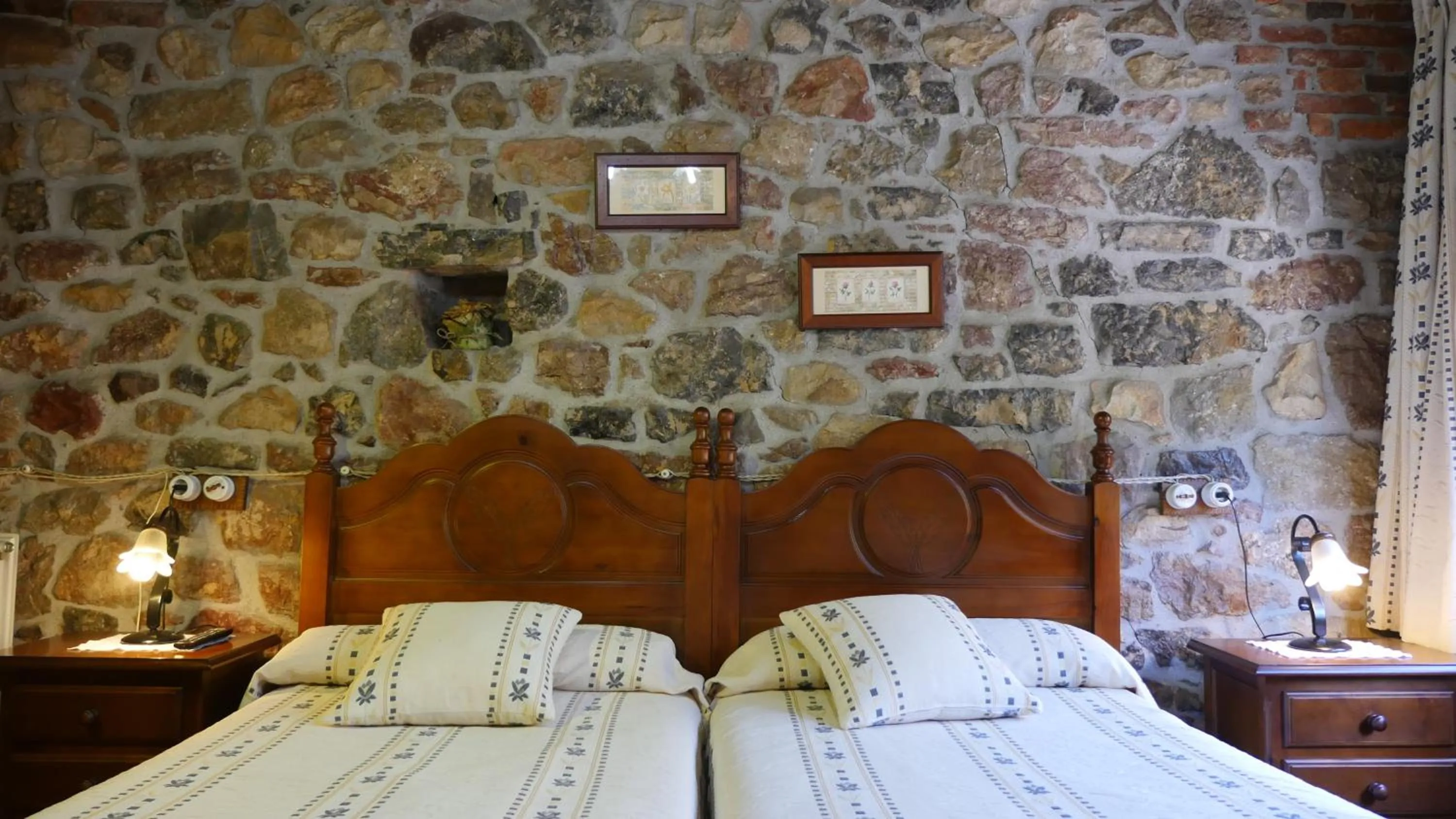 Bed in Hotel Rural Los Texos