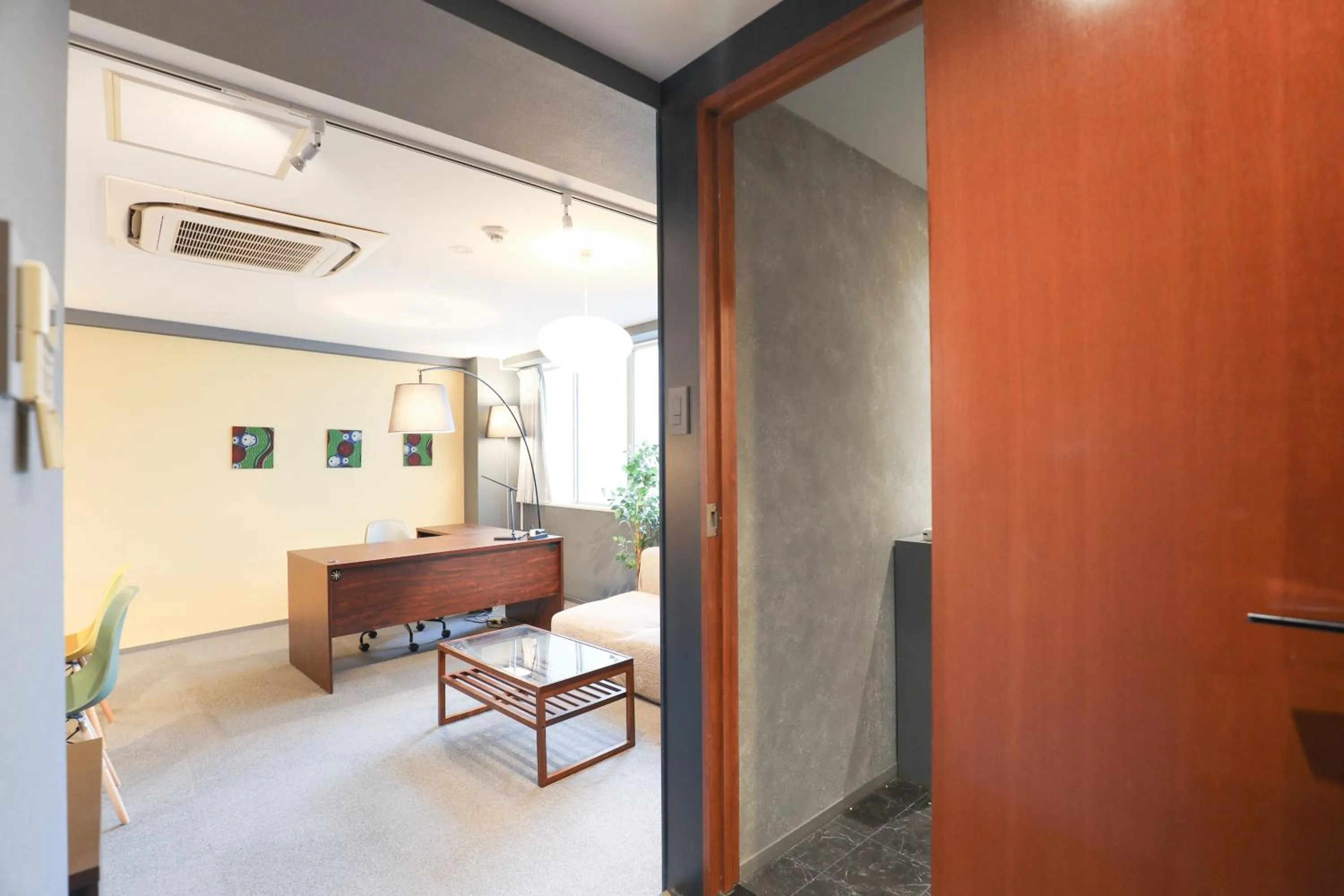 Living room in Hakata apartment