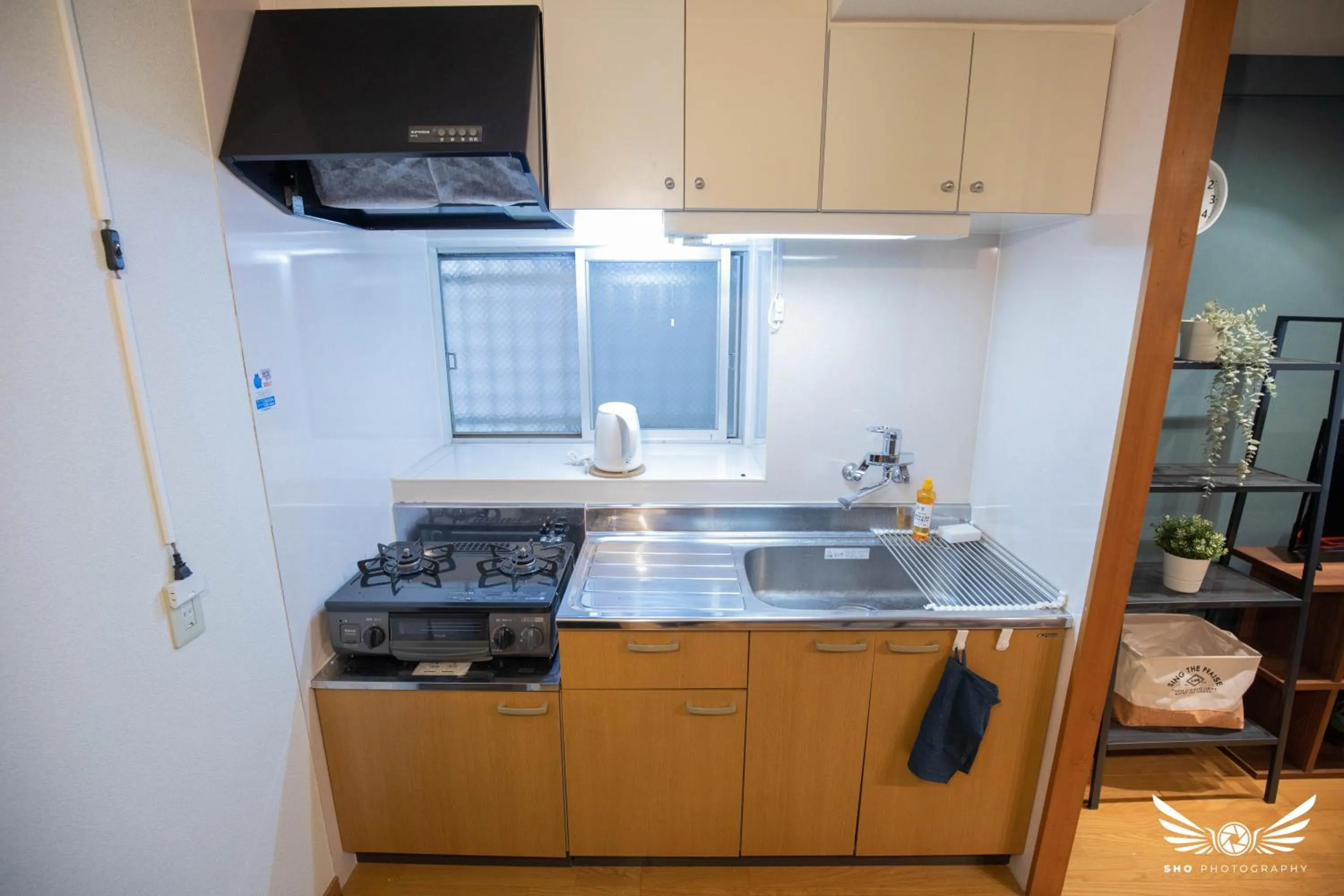 Kitchen or kitchenette in Hakata apartment