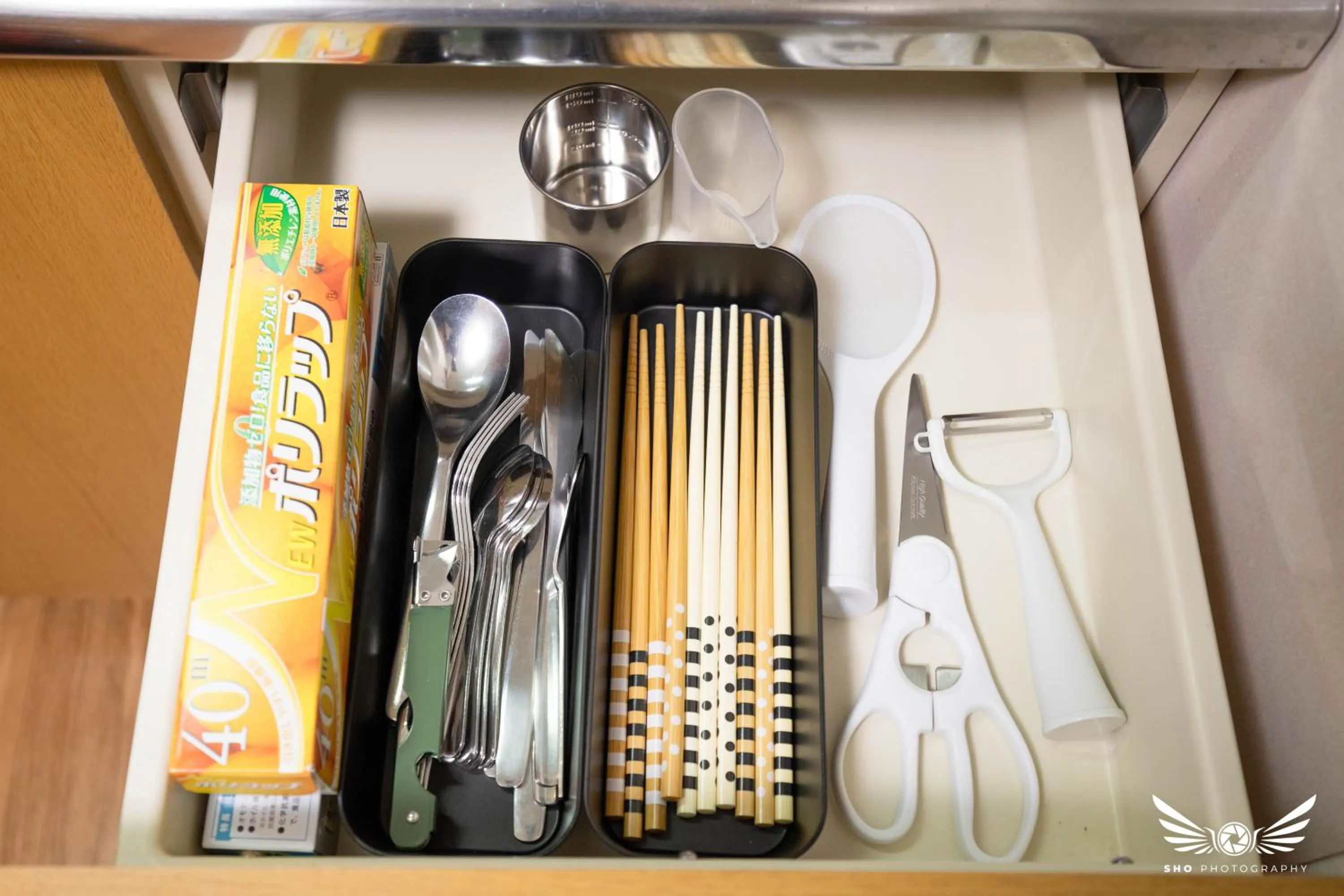 Kitchen or kitchenette in Hakata apartment