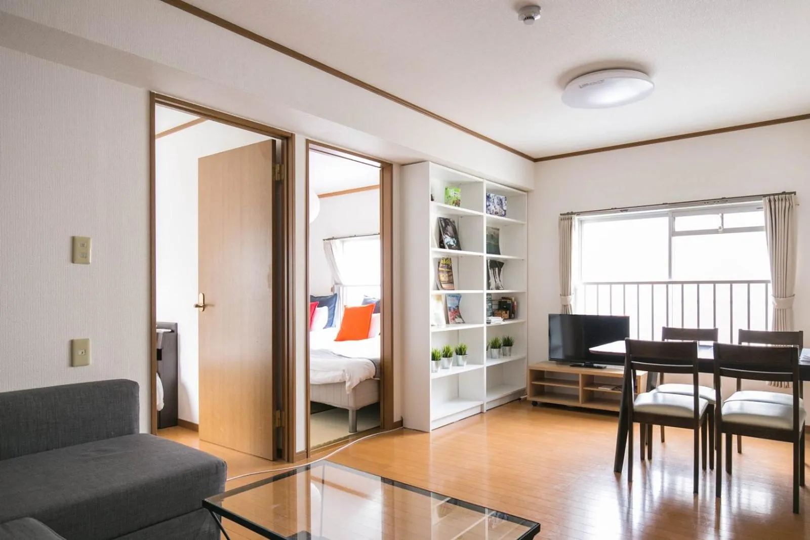 Living room in Hakata apartment