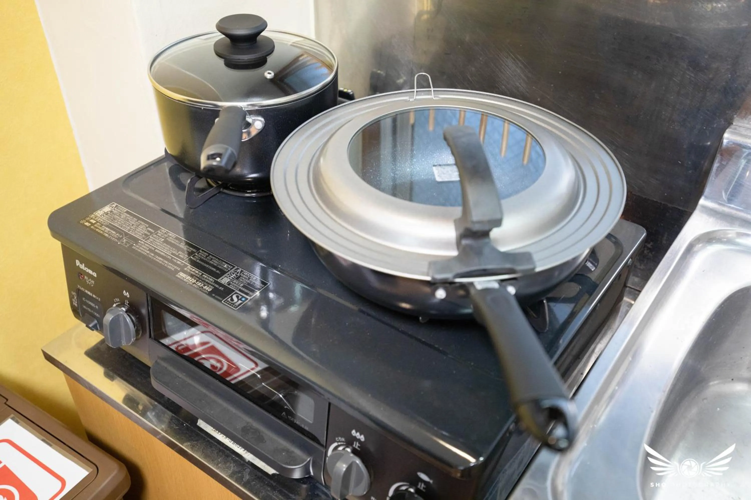 Kitchen or kitchenette in Hakata apartment