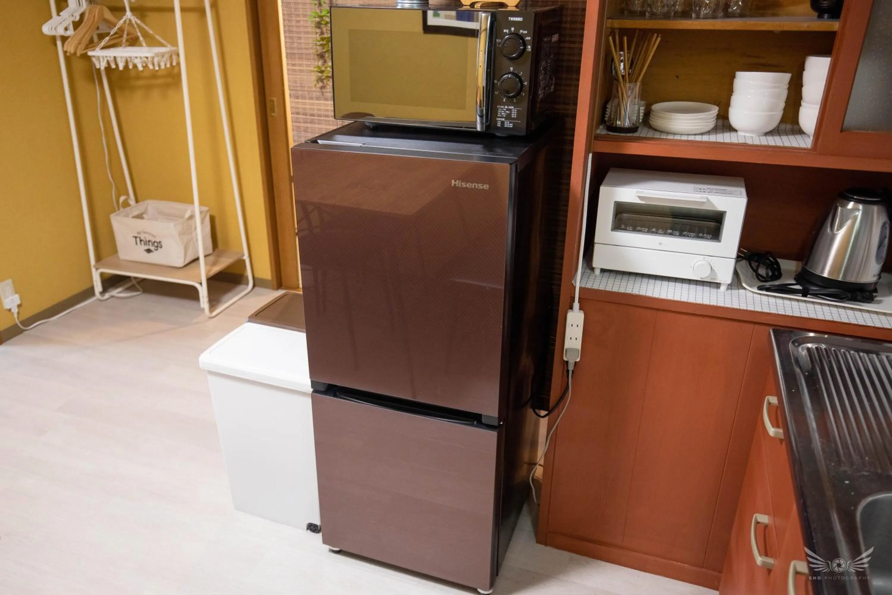 Coffee/tea facilities in Hakata apartment