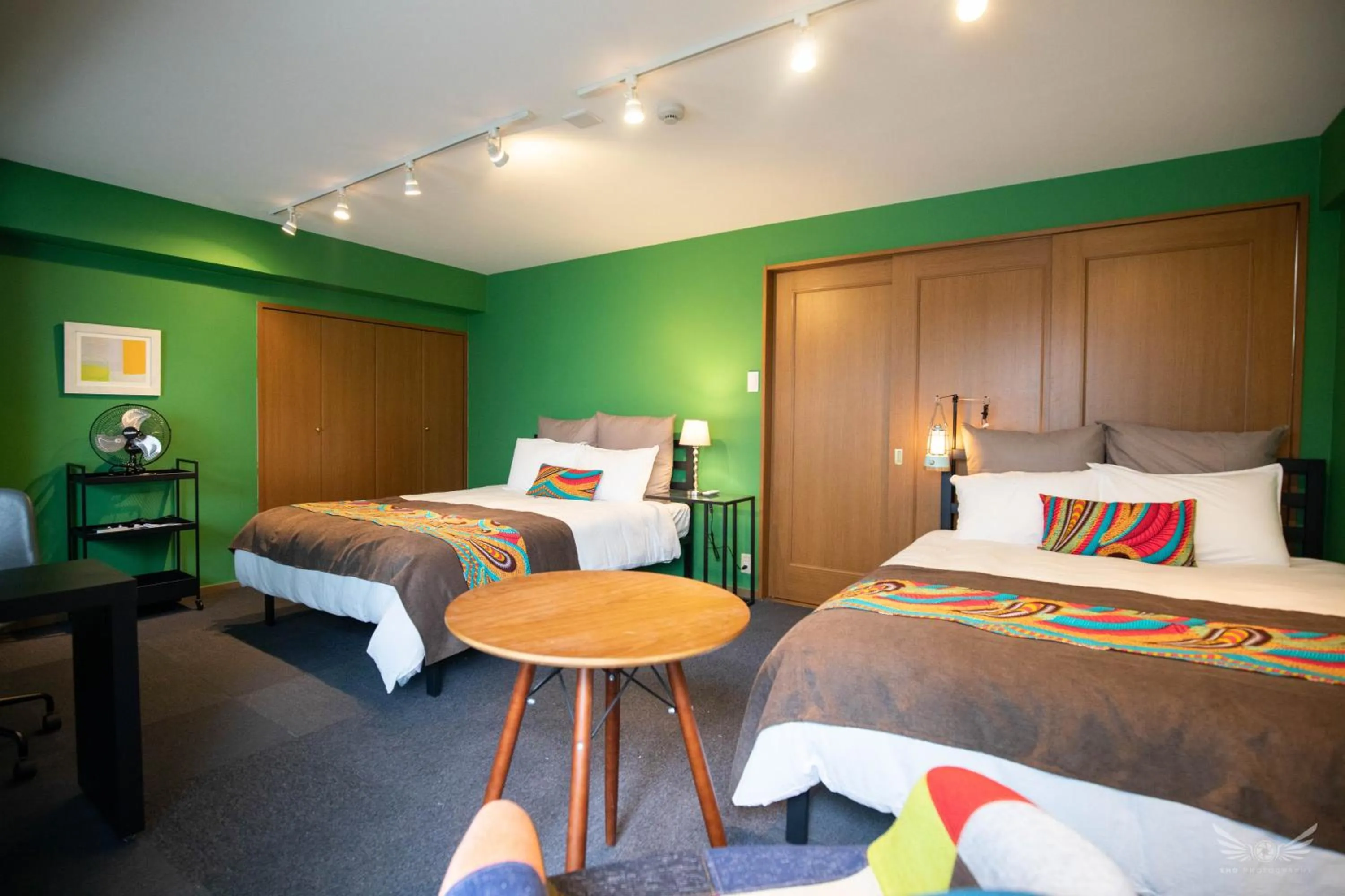 Bed in Hakata apartment