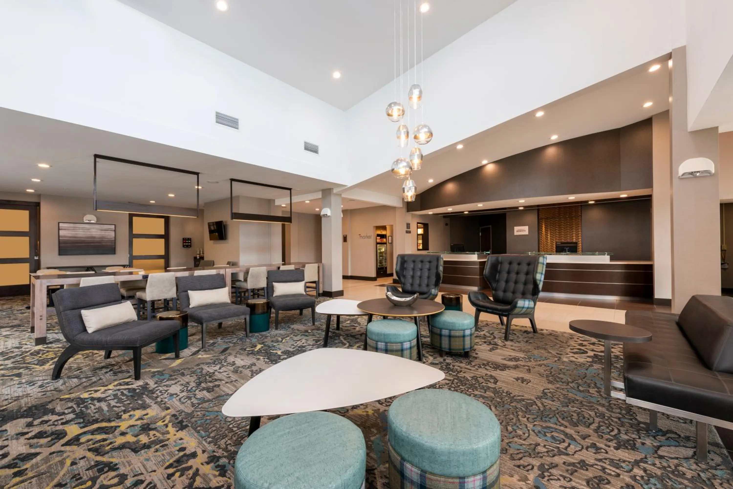 Lobby or reception in Residence Inn by Marriott Midland