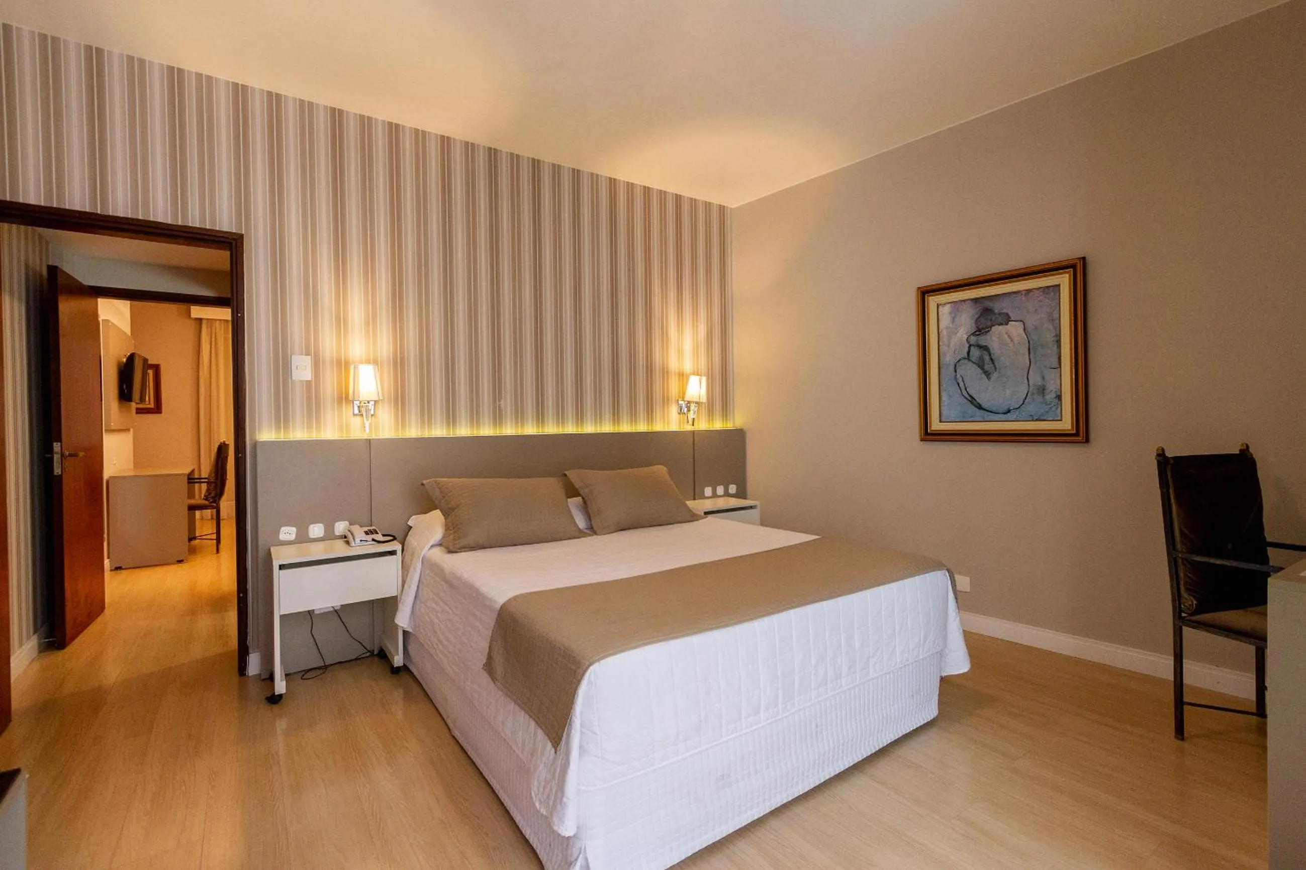 Bed in Curitiba Palace Hotel