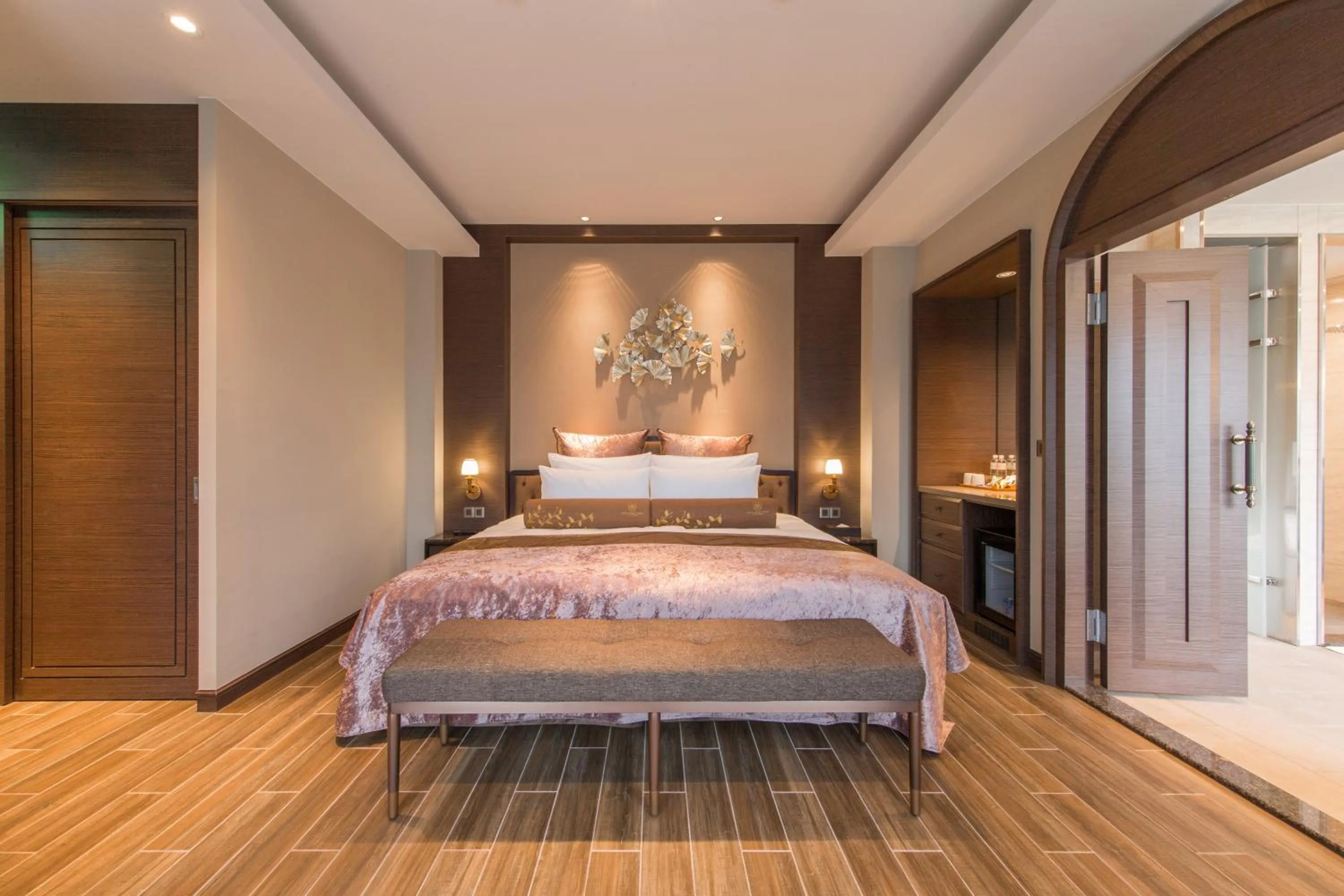 Bed in Grand Cosmos Resort Ruisui Hualien