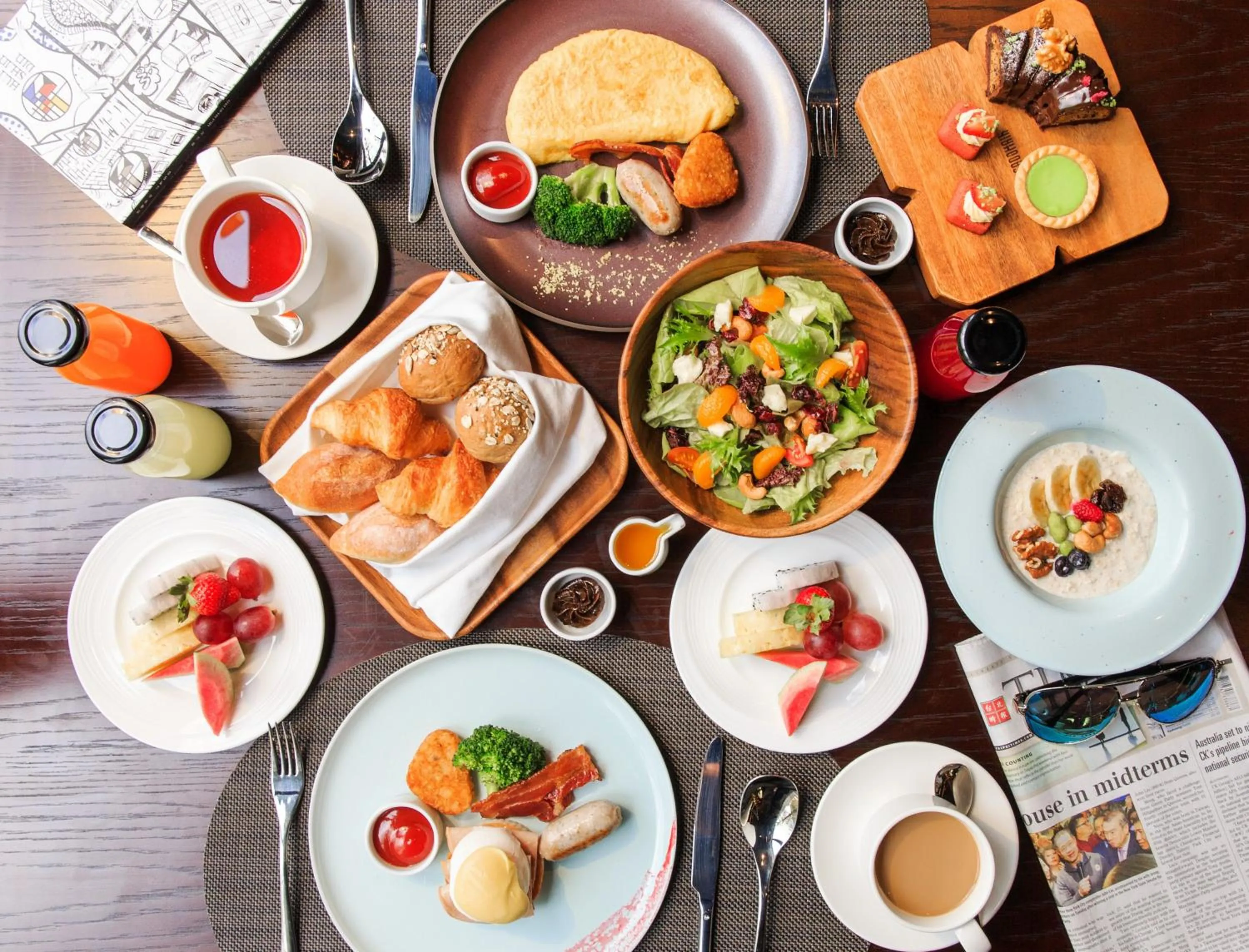 Food and drinks in Grand Cosmos Resort Ruisui Hualien