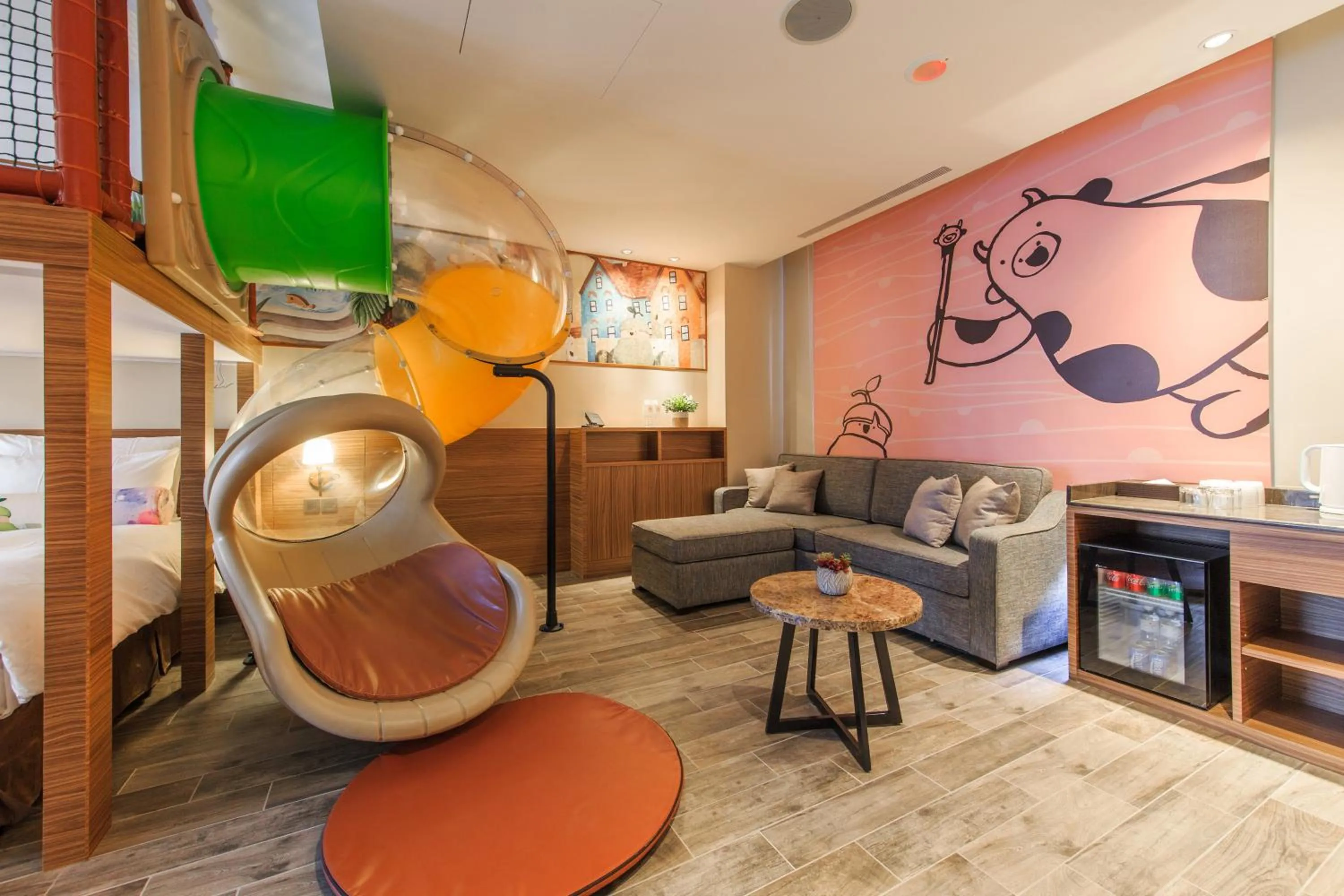 Seating area in Grand Cosmos Resort Ruisui Hualien