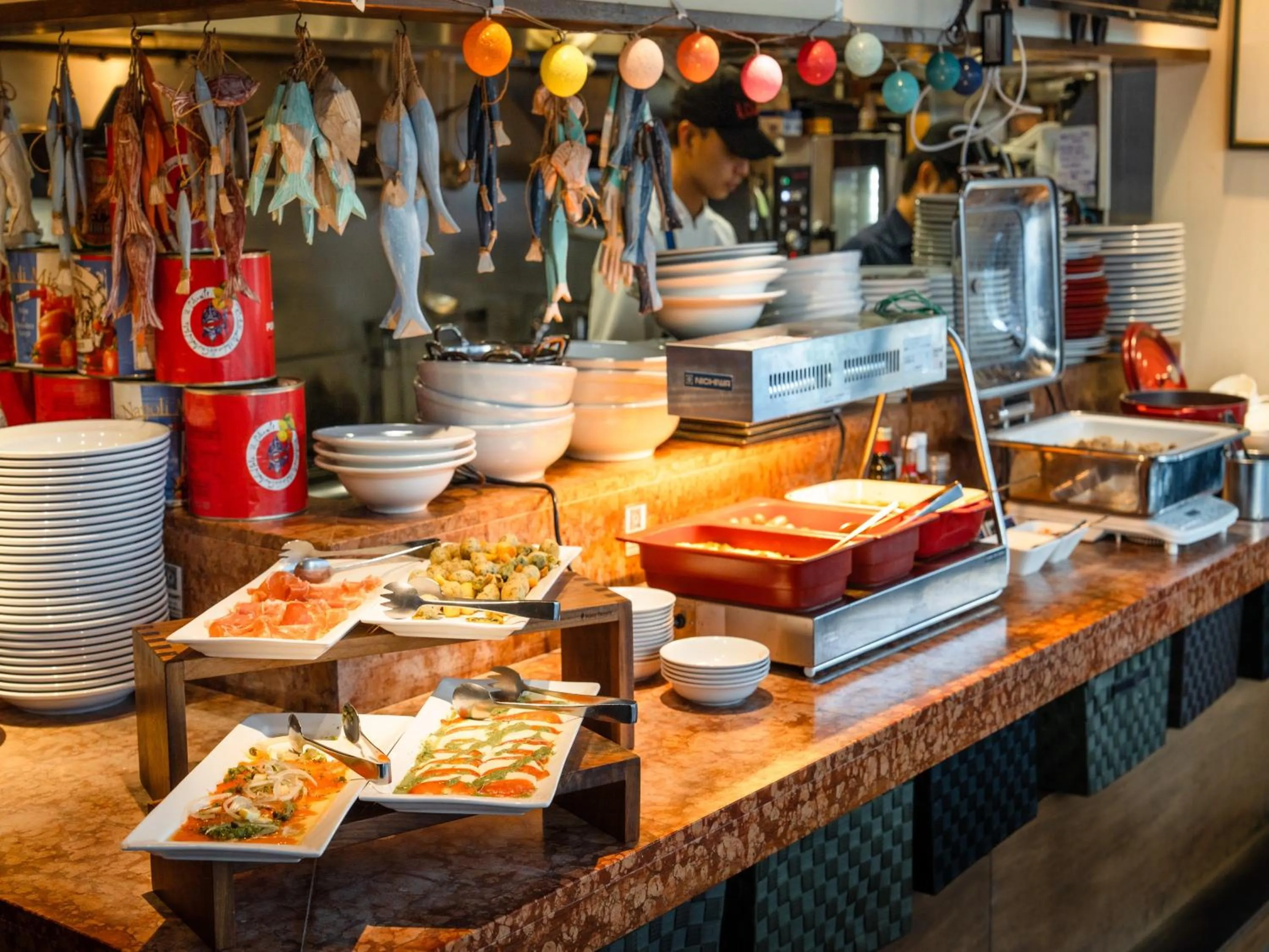 Buffet breakfast in Hotel Resol Akihabara