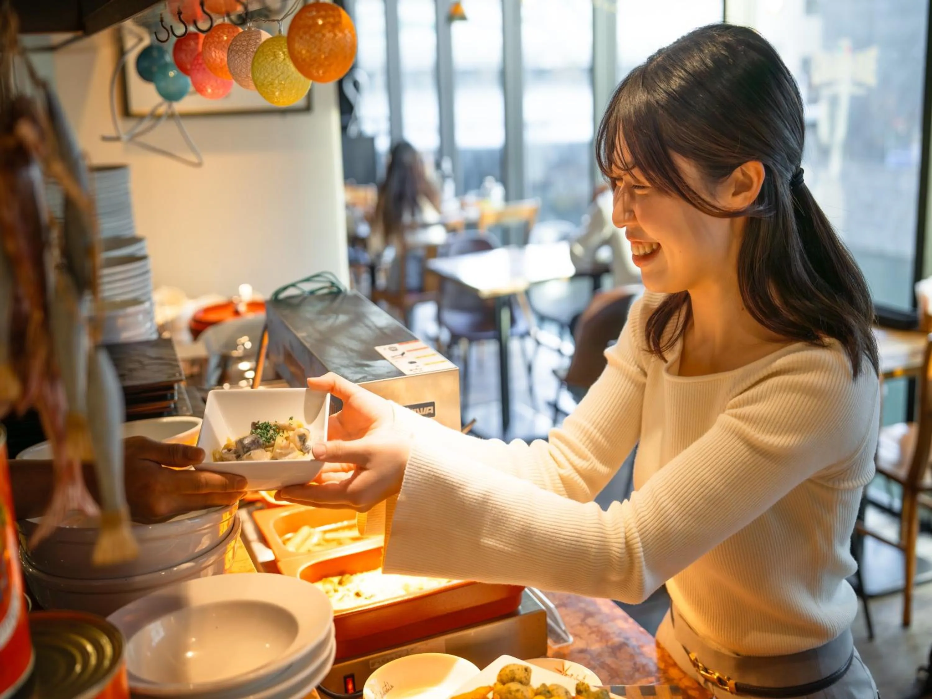Buffet breakfast in Hotel Resol Akihabara