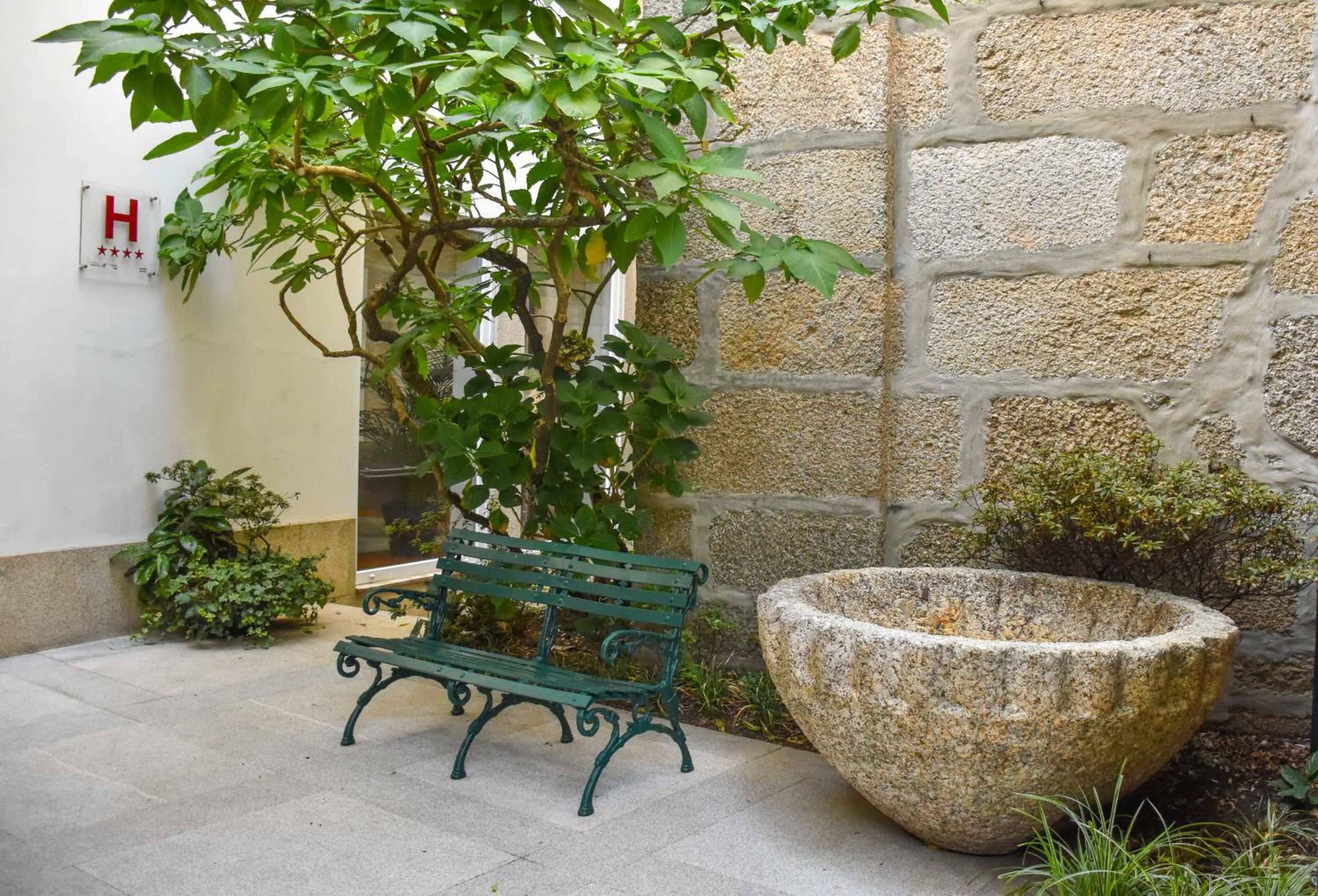 Patio in Hotel Toural