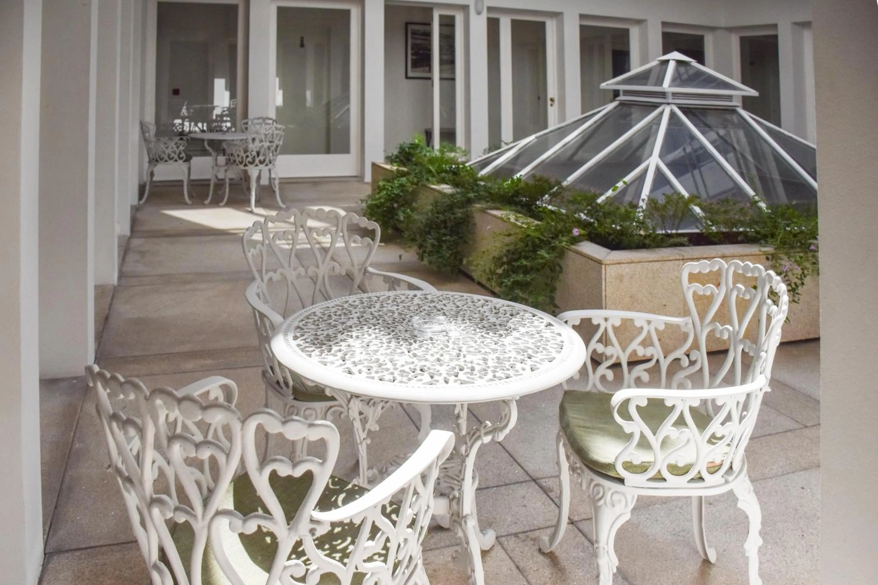 Patio in Hotel Toural