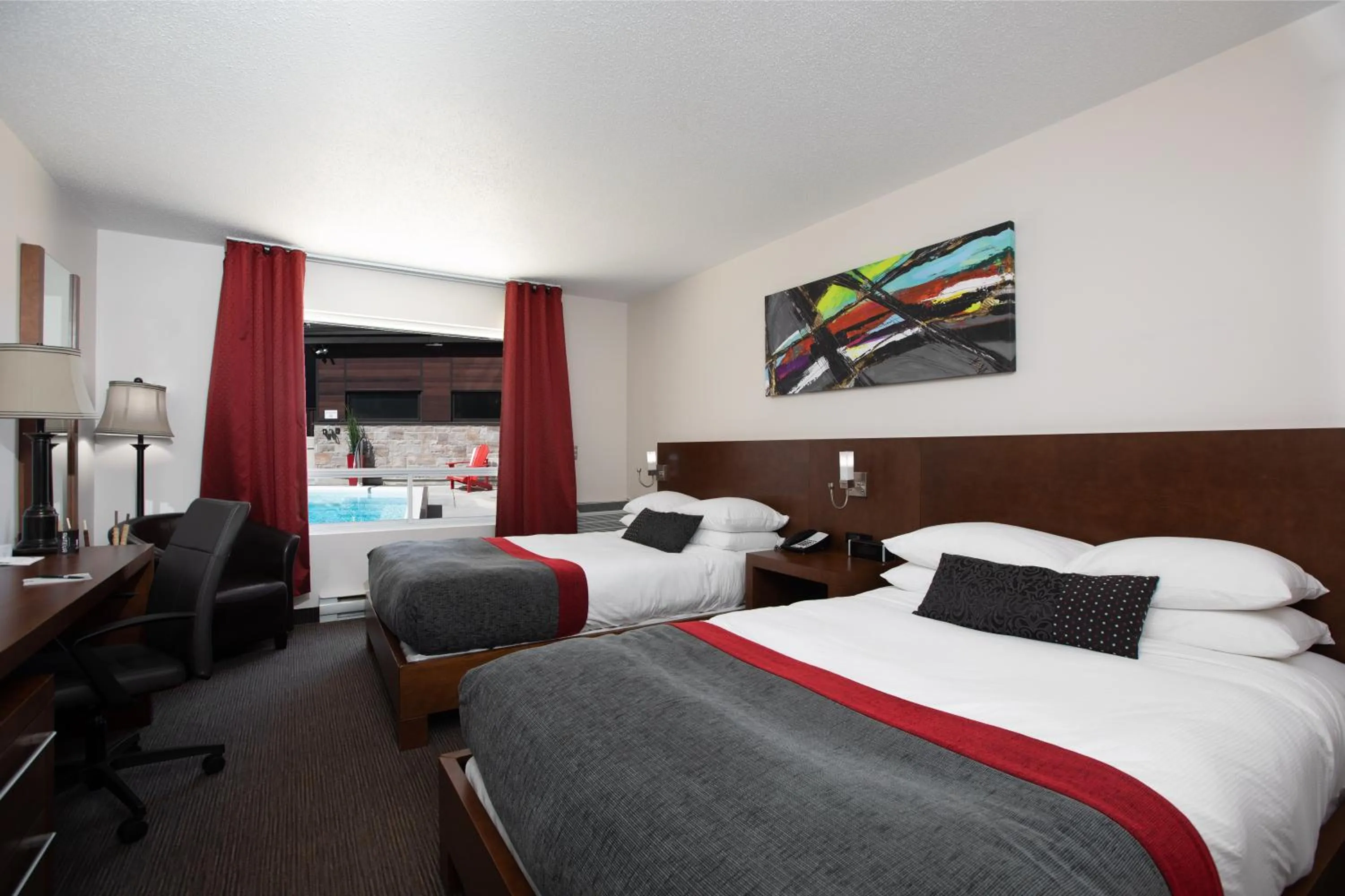 Bedroom, Bed in Hotel V