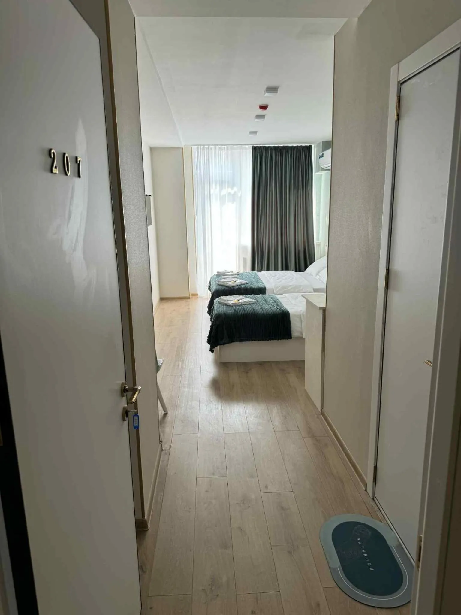 Bed in Hotel Caucasus