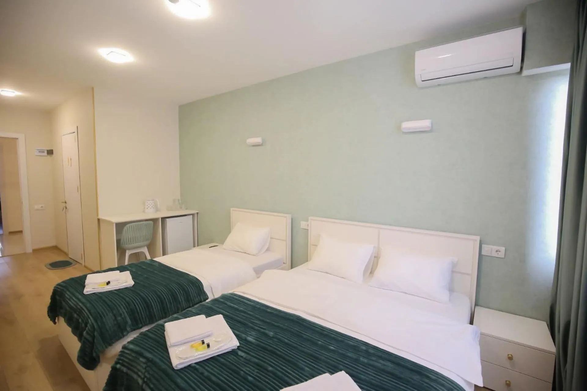 Bed in Hotel Caucasus