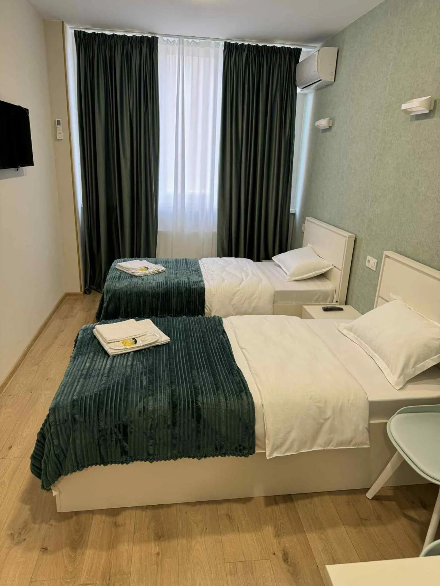 Bed in Hotel Caucasus