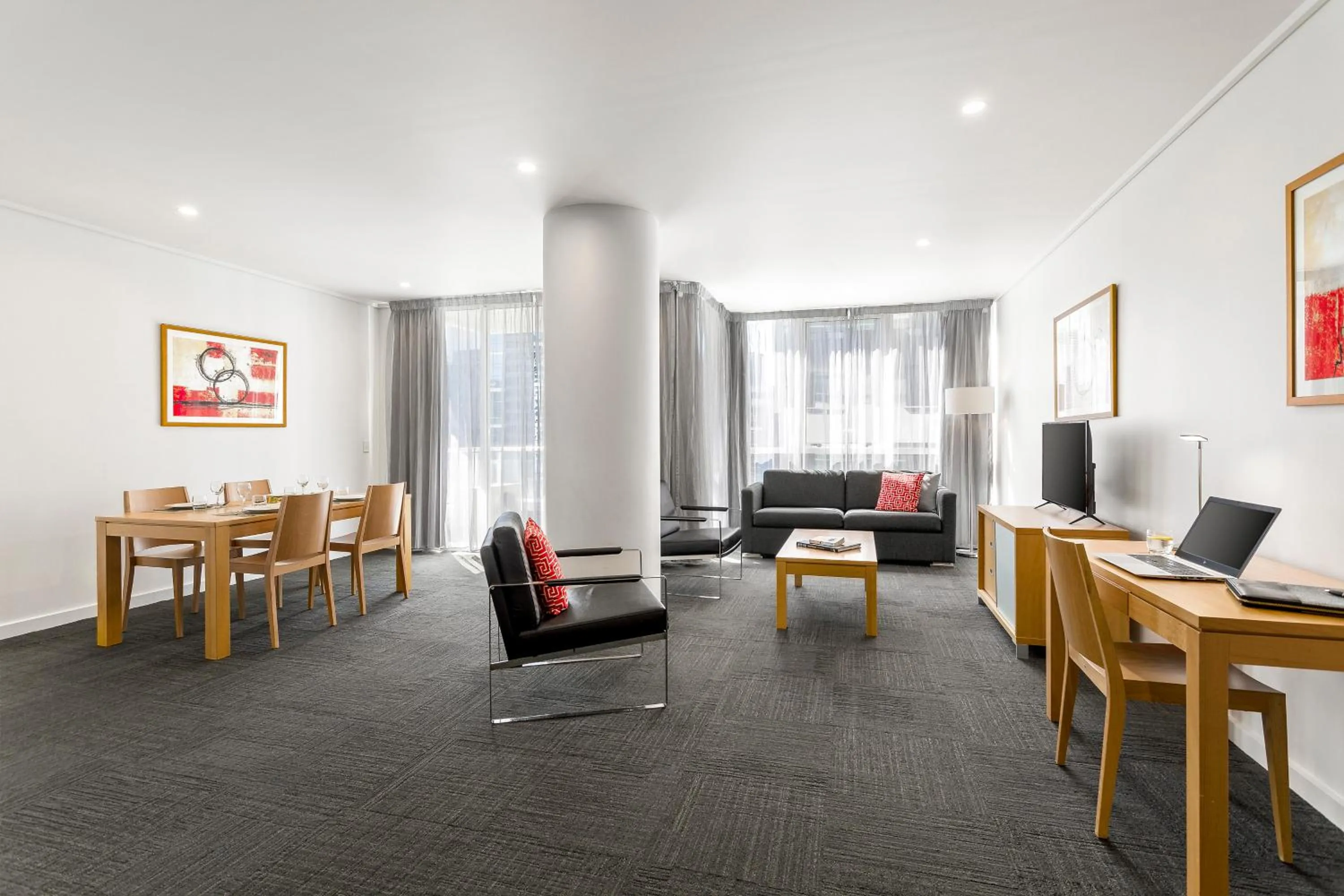 Living room in Quest Southbank