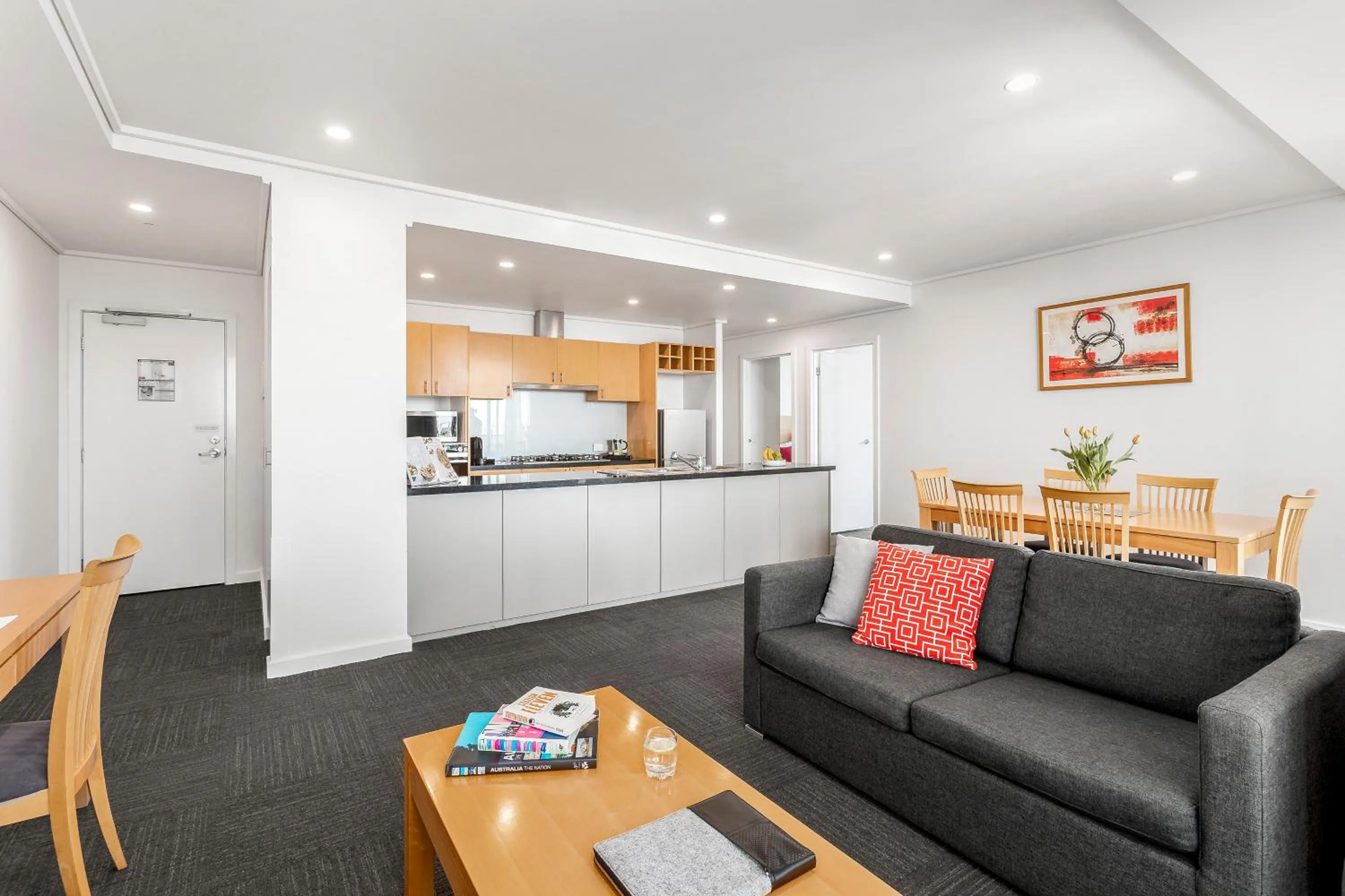 Living room in Quest Southbank