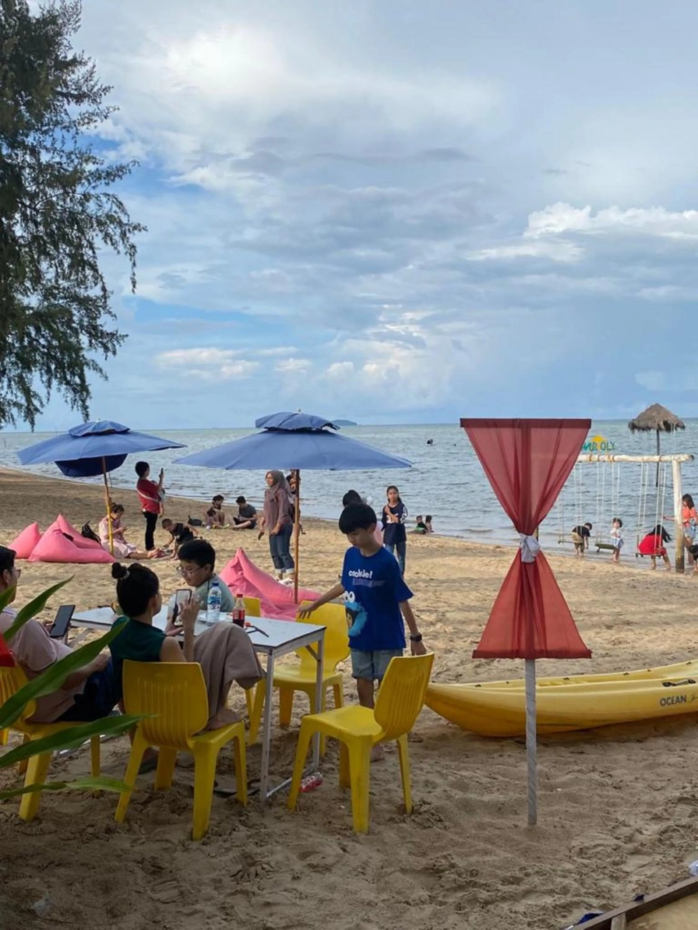 Beach in marjoly beach resort