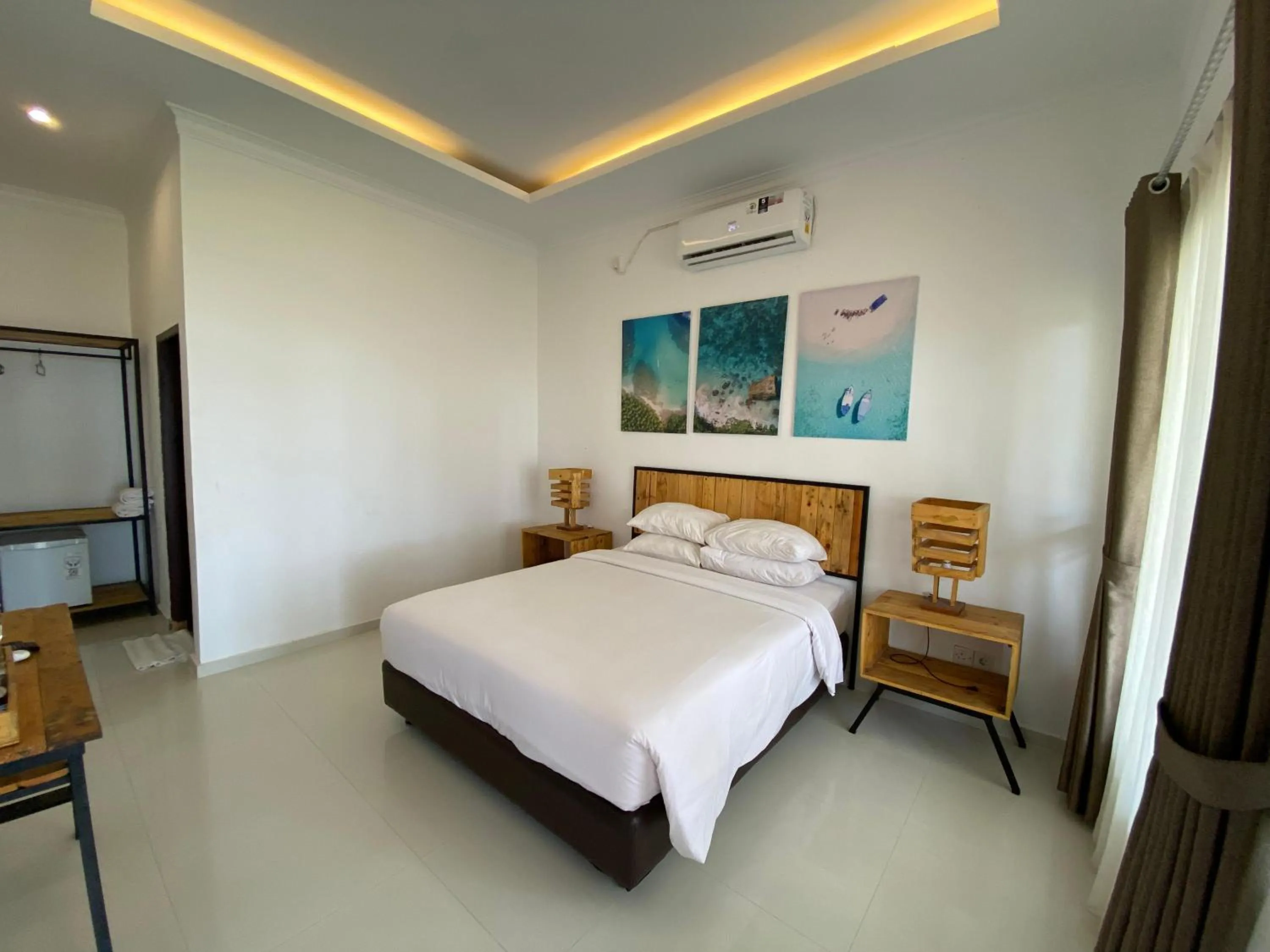 Bed in marjoly beach resort