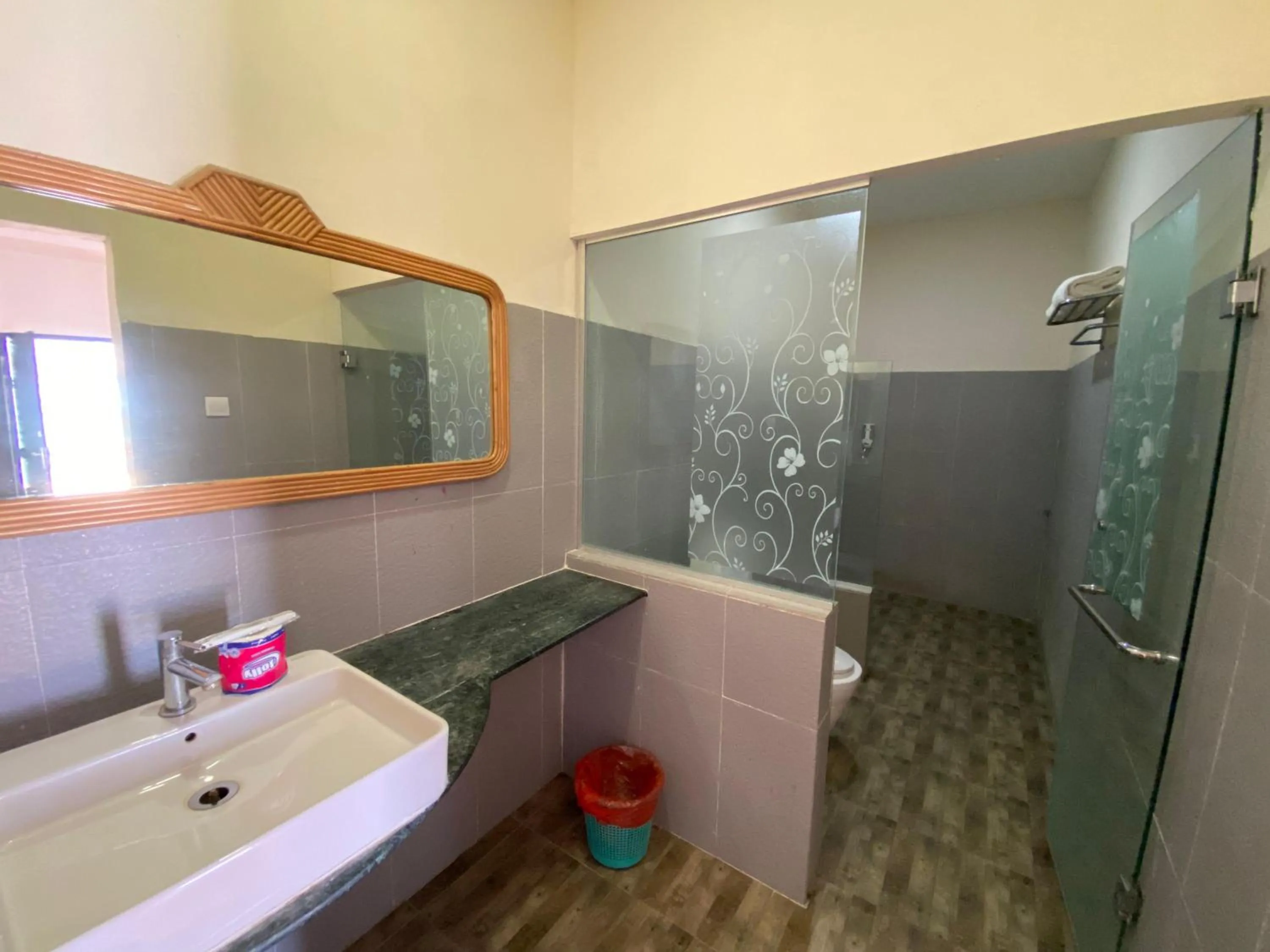 Shower in marjoly beach resort