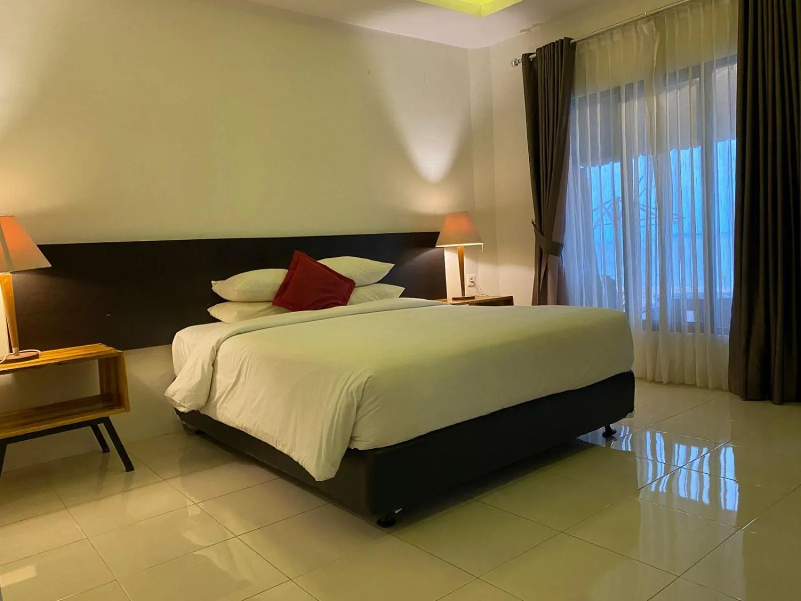 Bed in marjoly beach resort