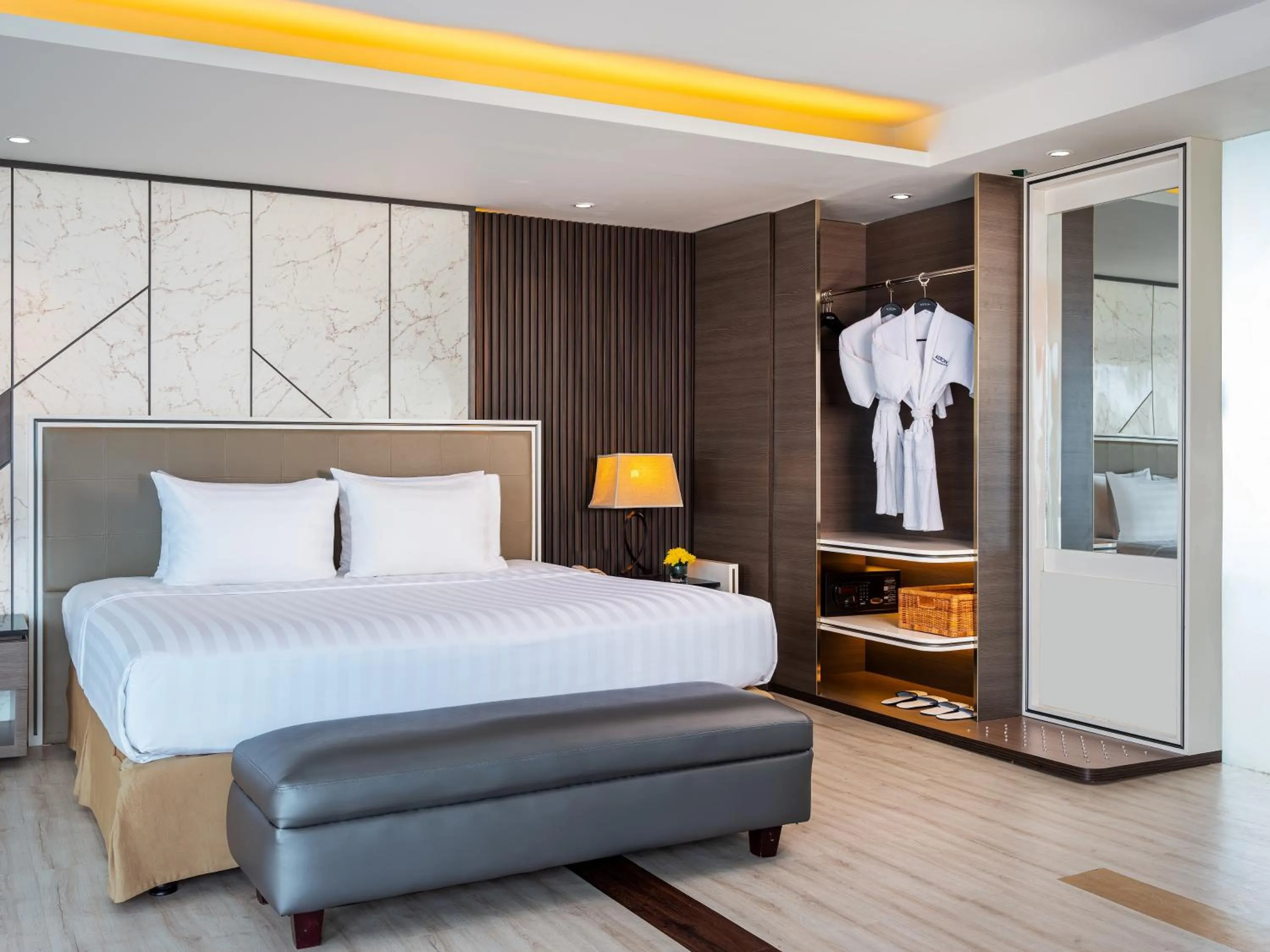 Bed in Aston Makassar Hotel & Convention Center