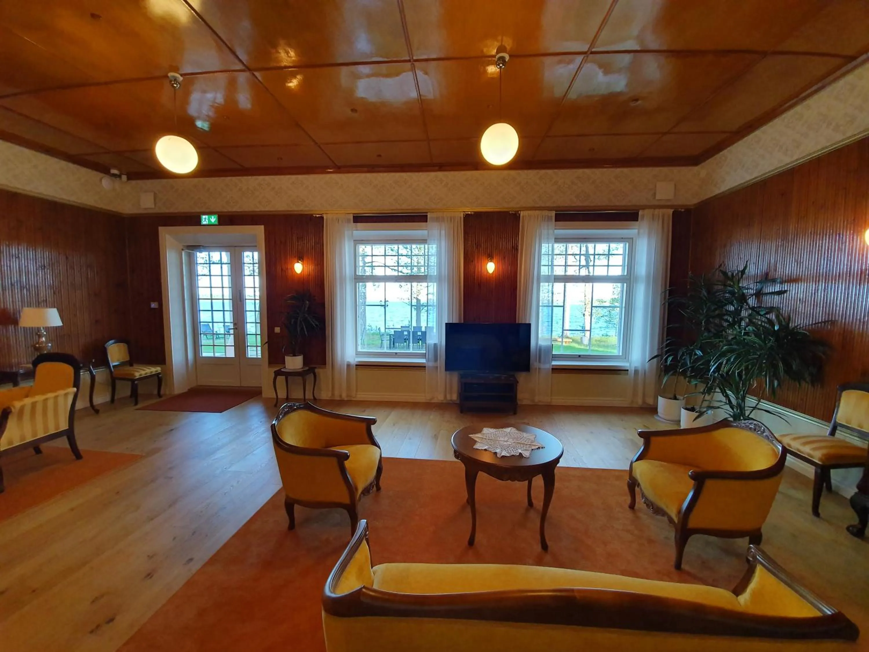 Seating area in B&B Taipaleenniemi