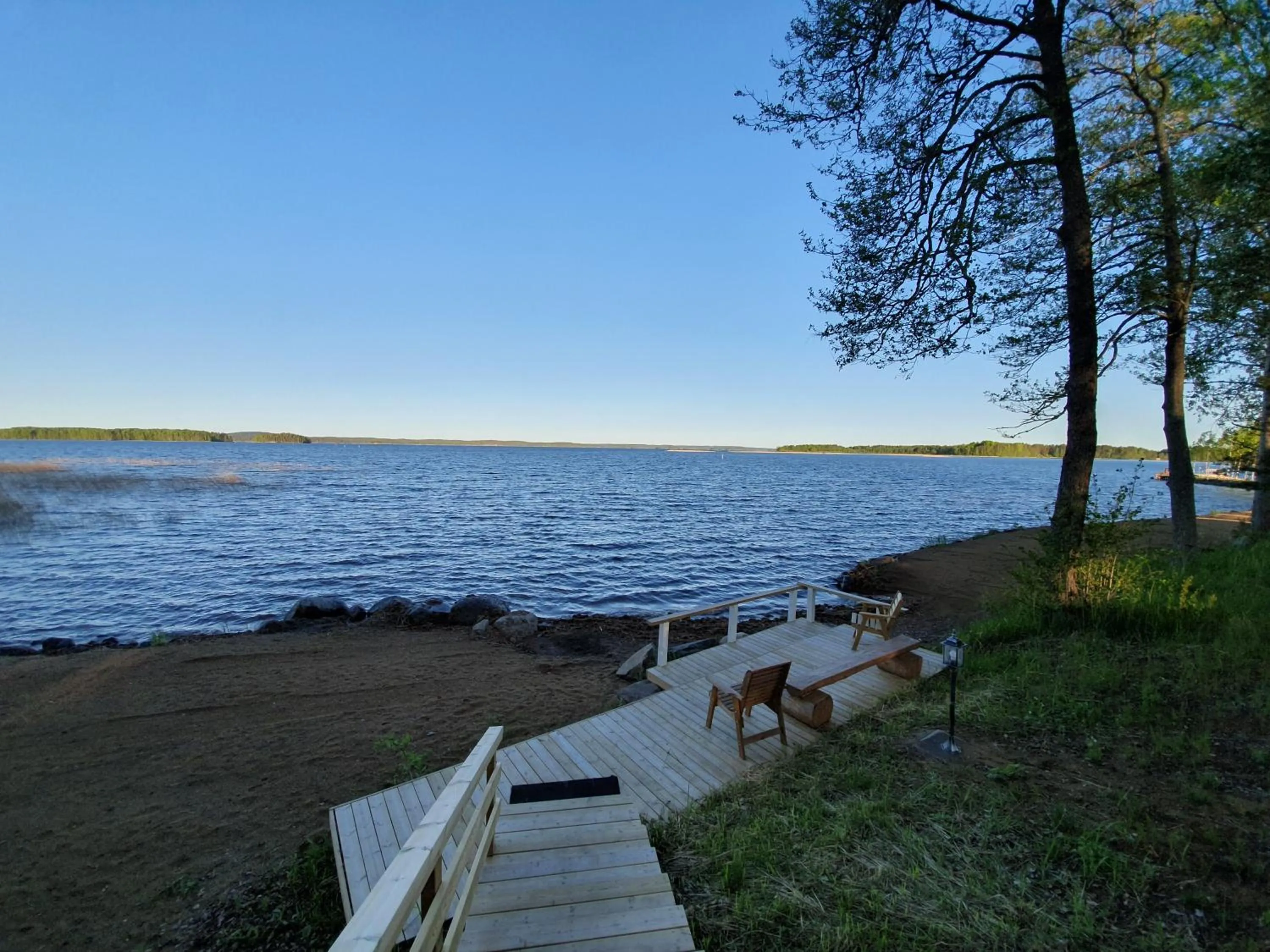 Lake view in B&B Taipaleenniemi