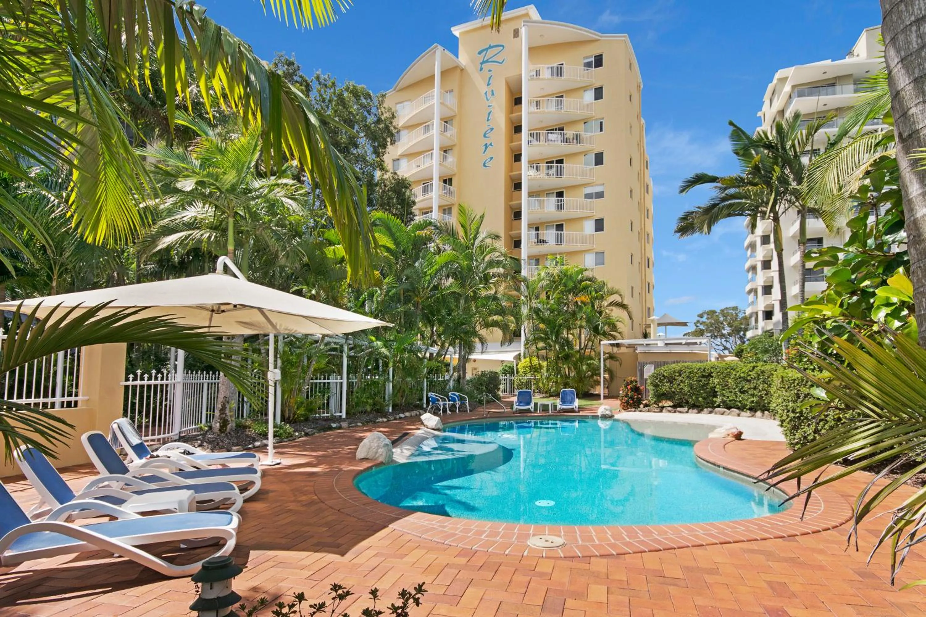Swimming pool in Riviere on Golden Beach