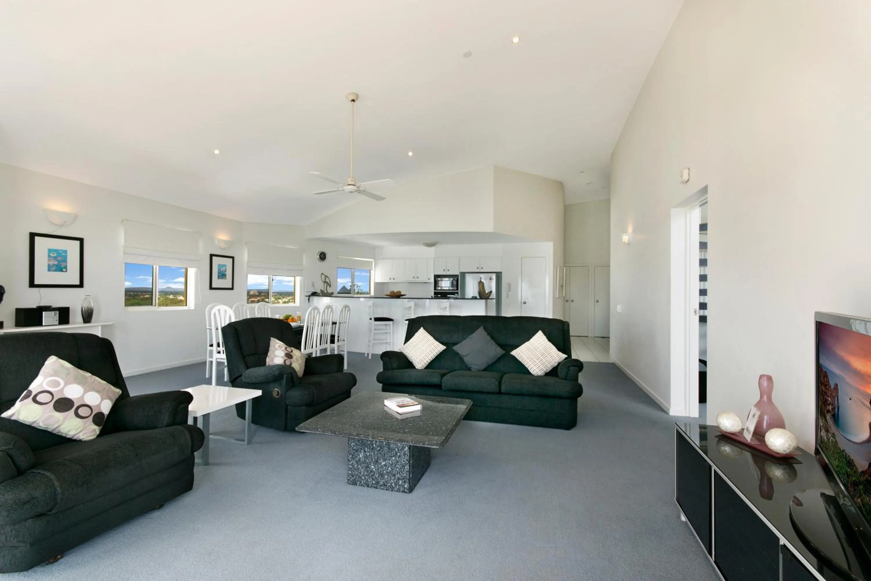 Seating area in Riviere on Golden Beach