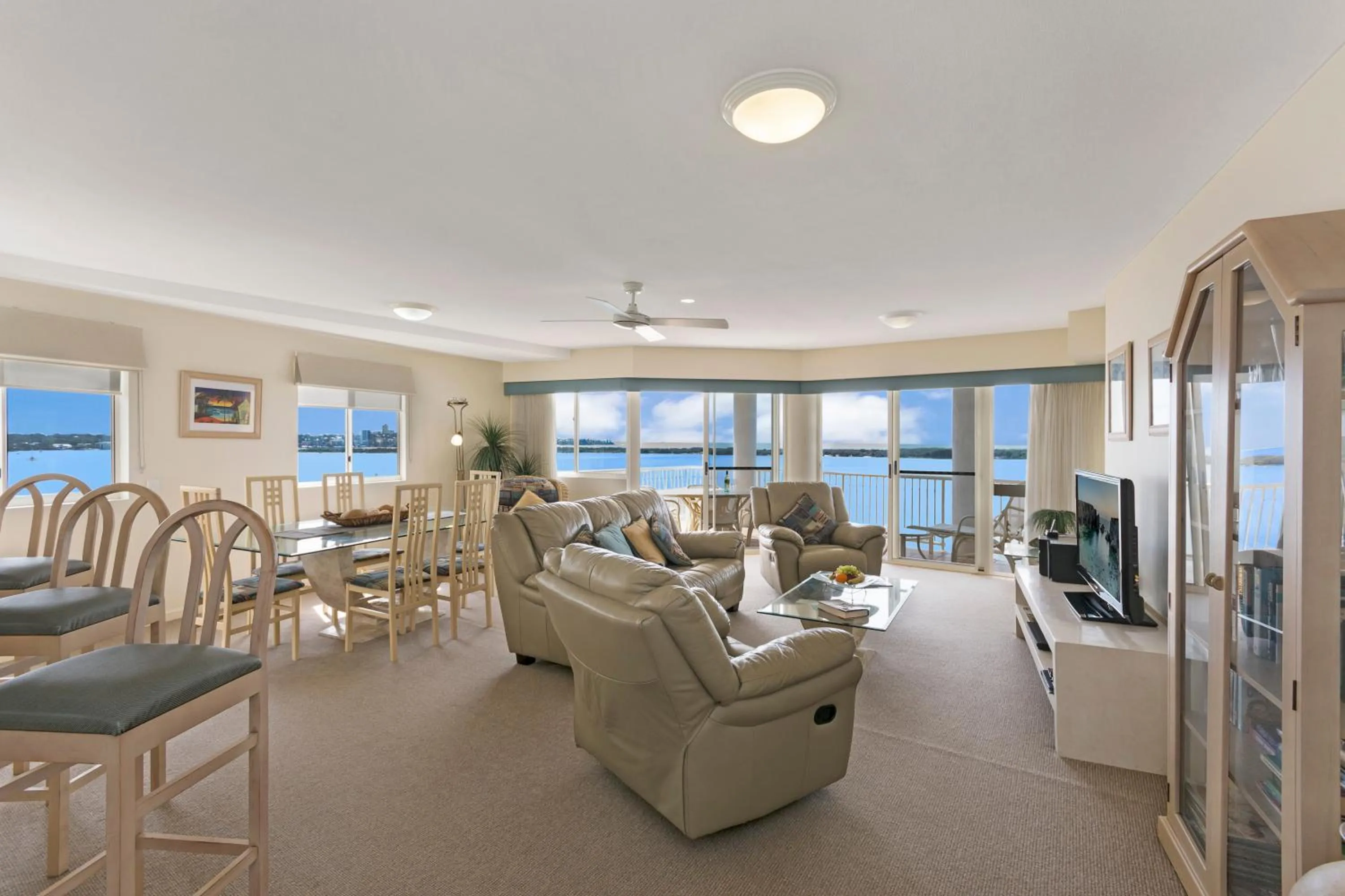 Seating area in Riviere on Golden Beach