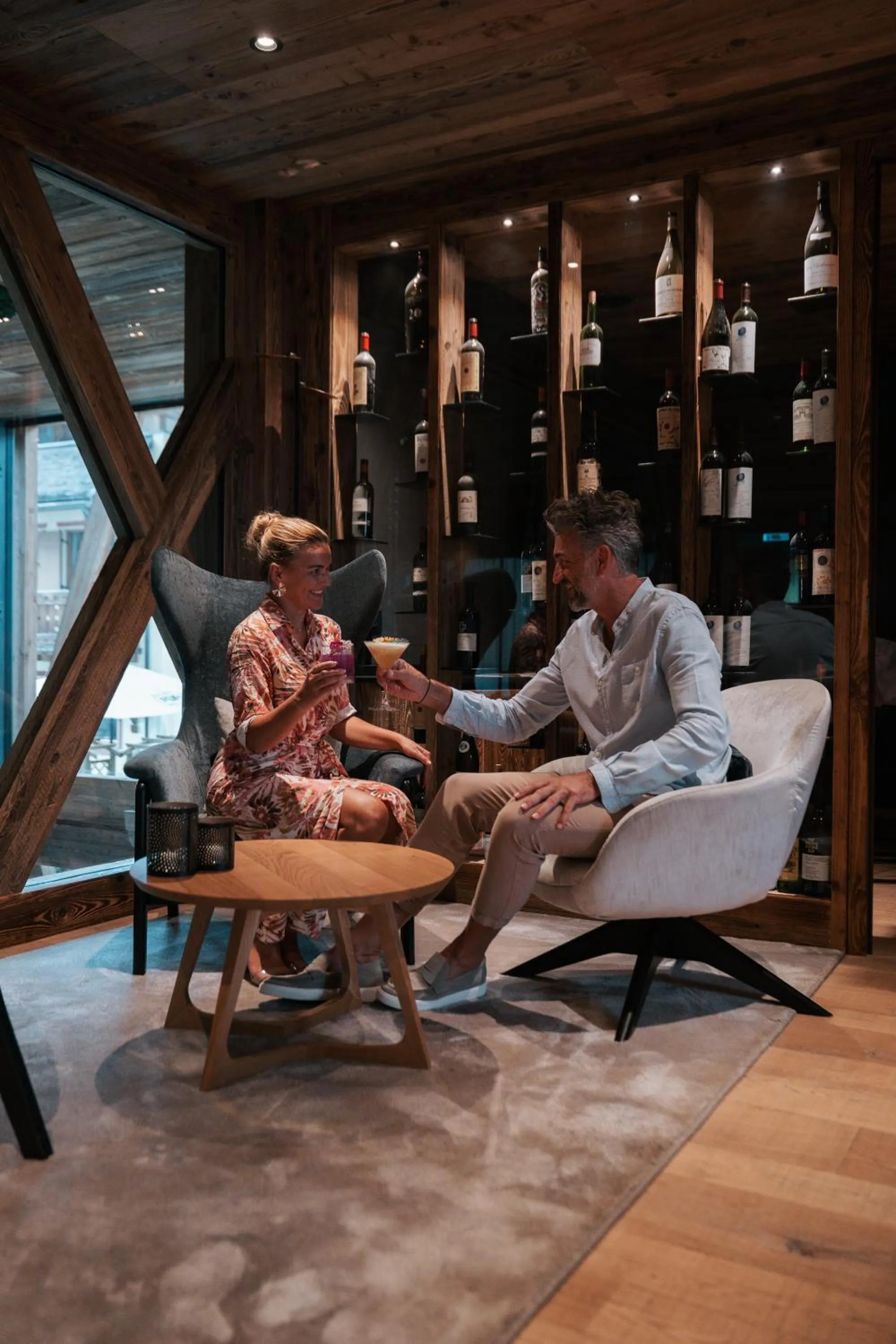 Lobby or reception in Hotel Marmolada