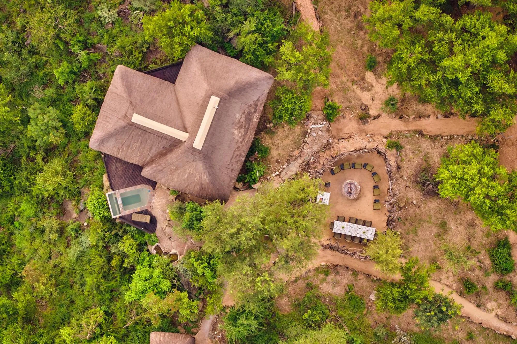 Property building in Parsons Hilltop Safari Camp