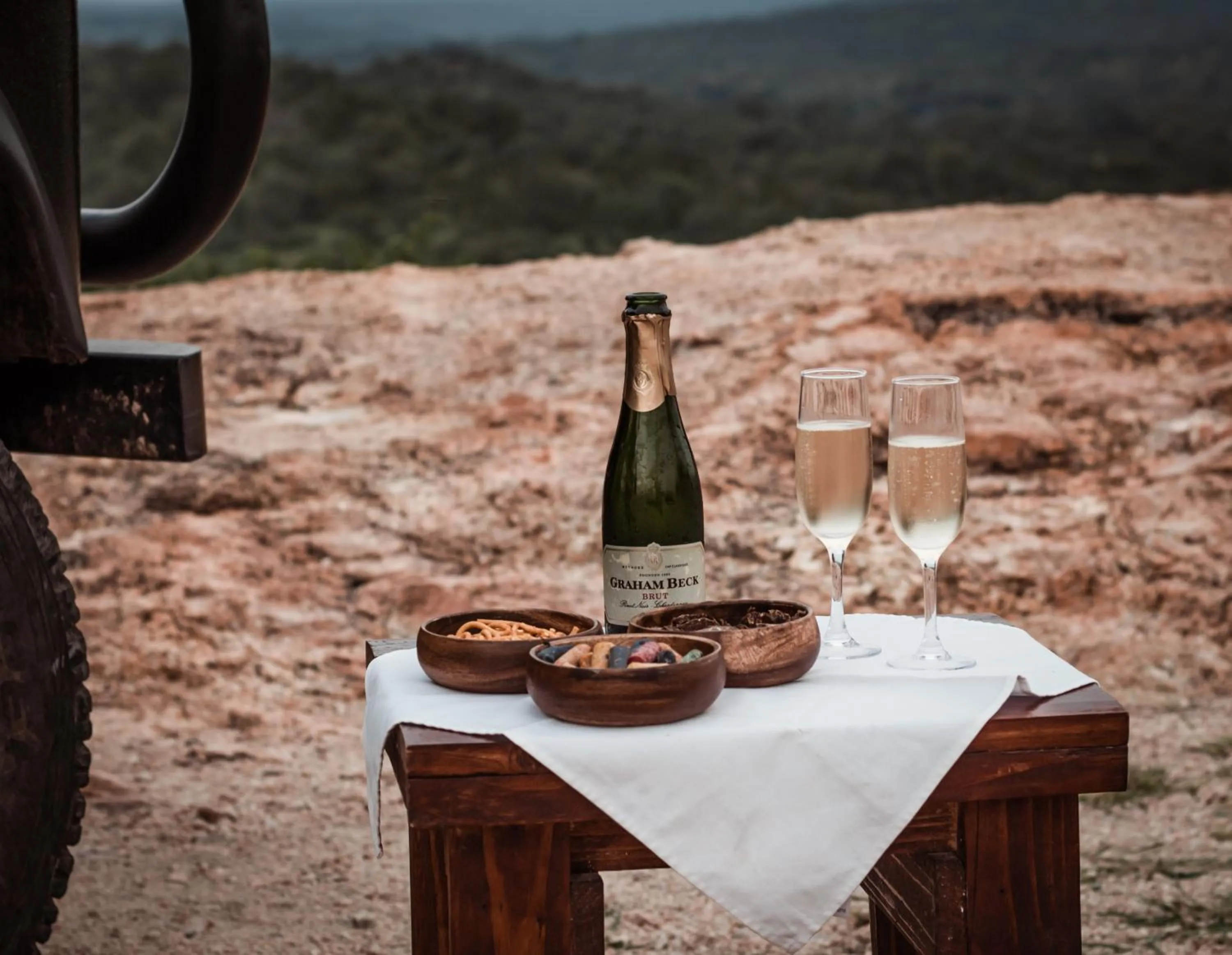 Food and drinks in Parsons Hilltop Safari Camp