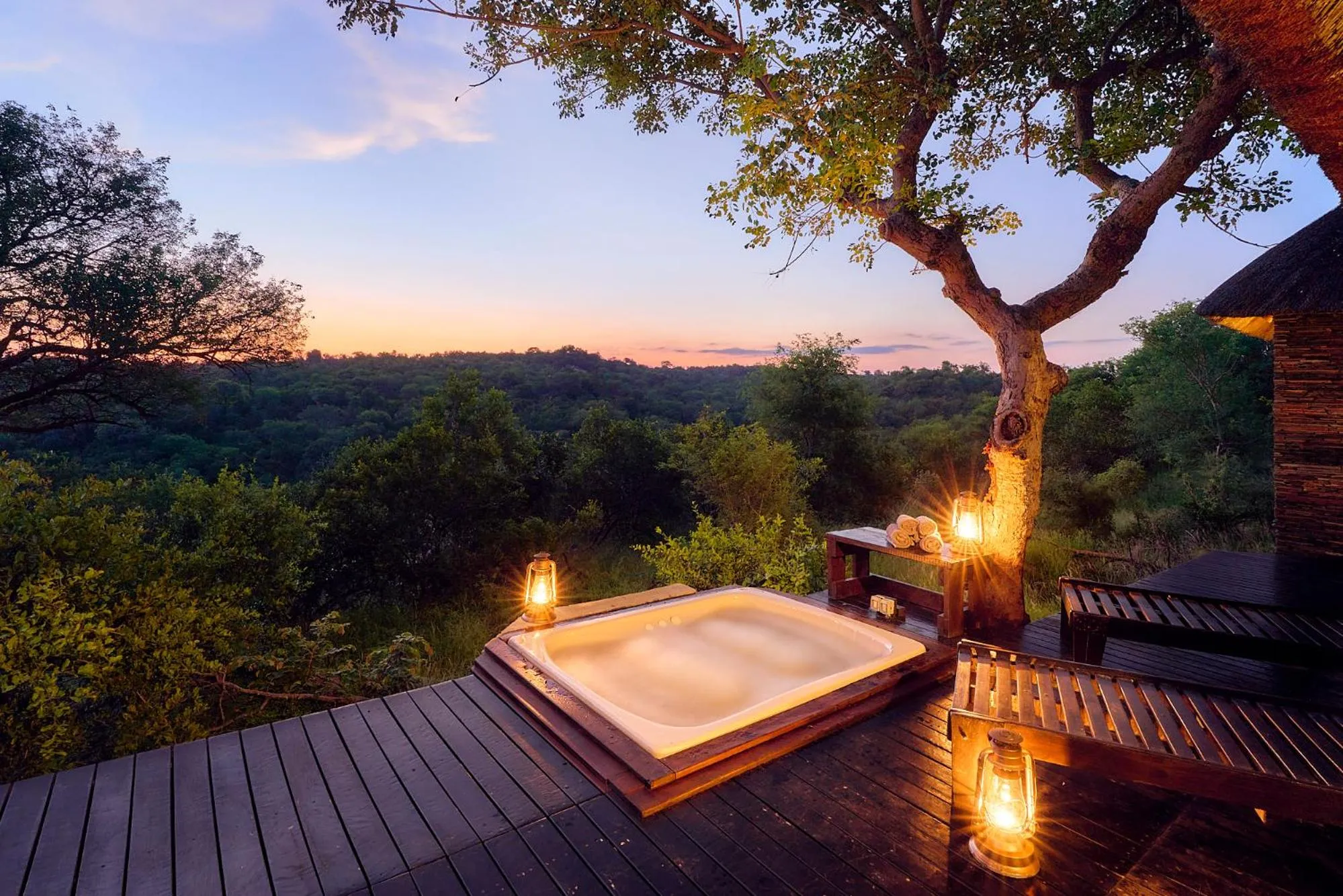 Pool view in Parsons Hilltop Safari Camp