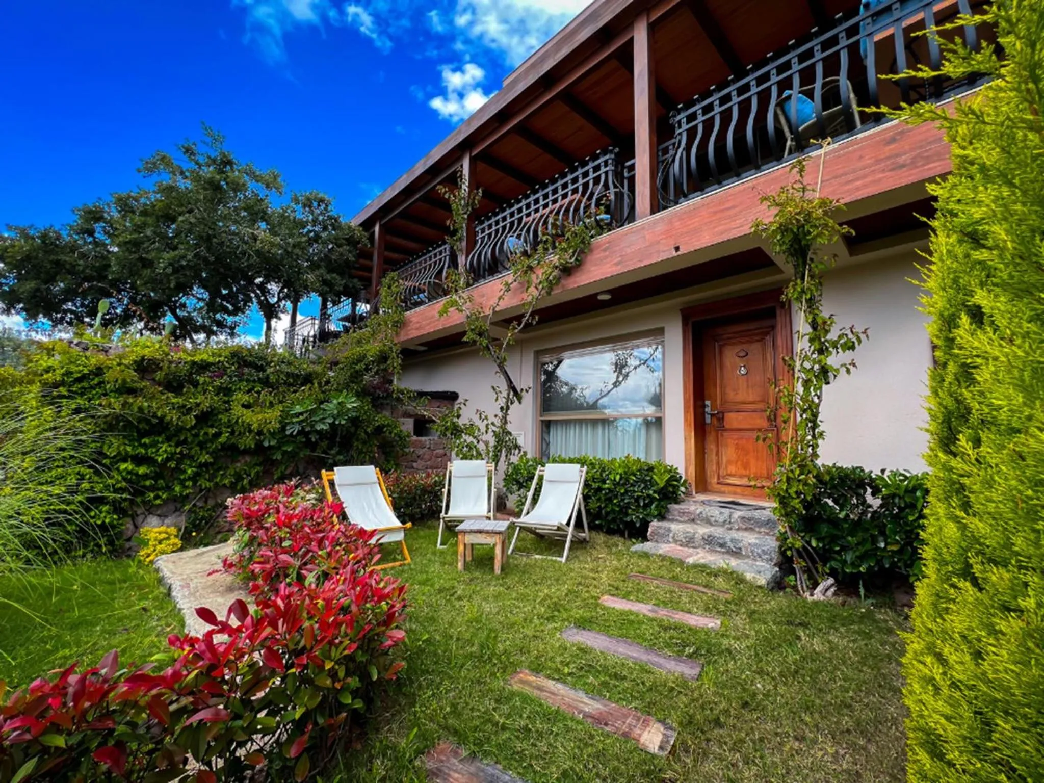 Patio in Assos Longevity Hotel