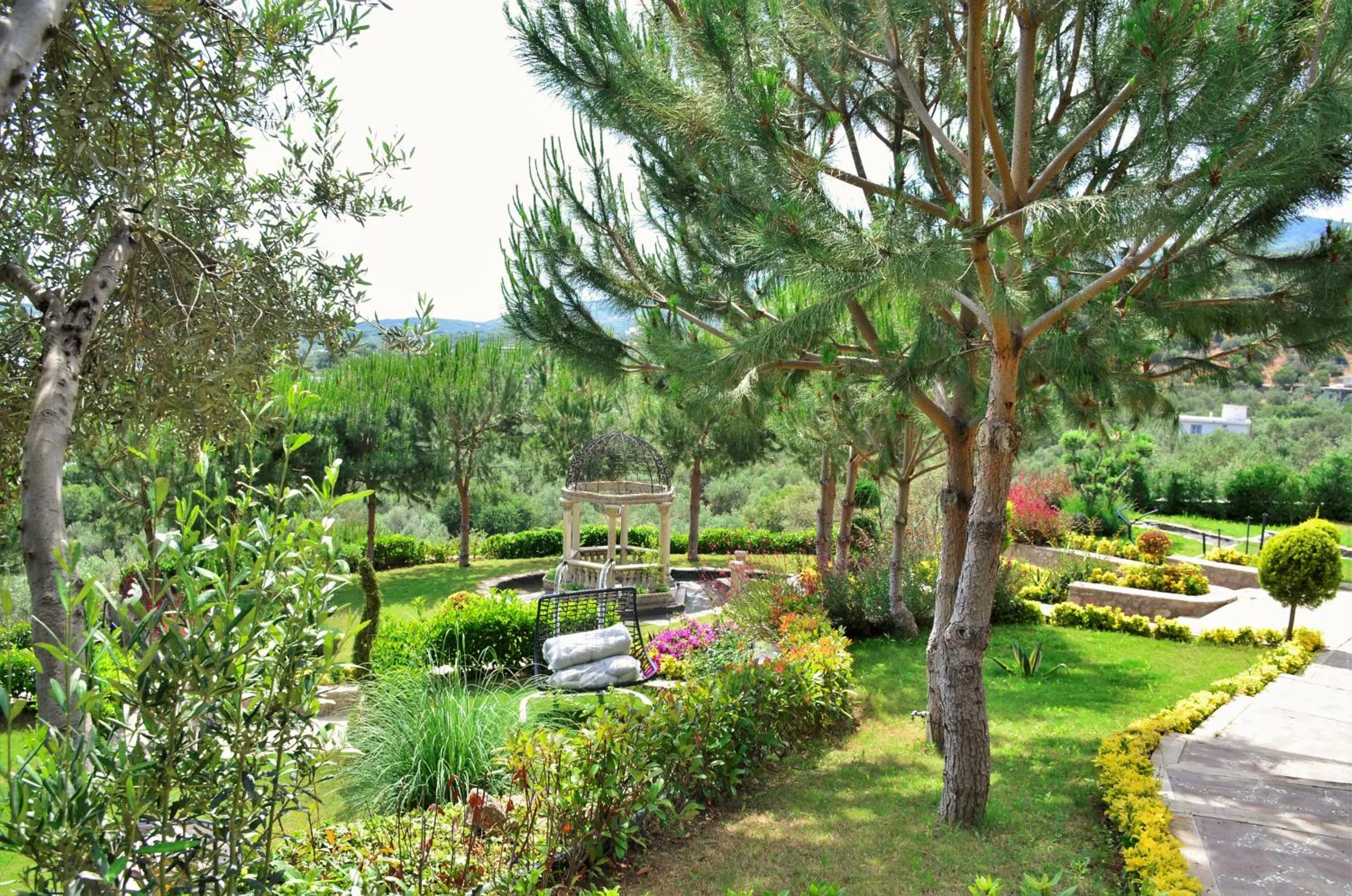 Garden in Assos Longevity Hotel