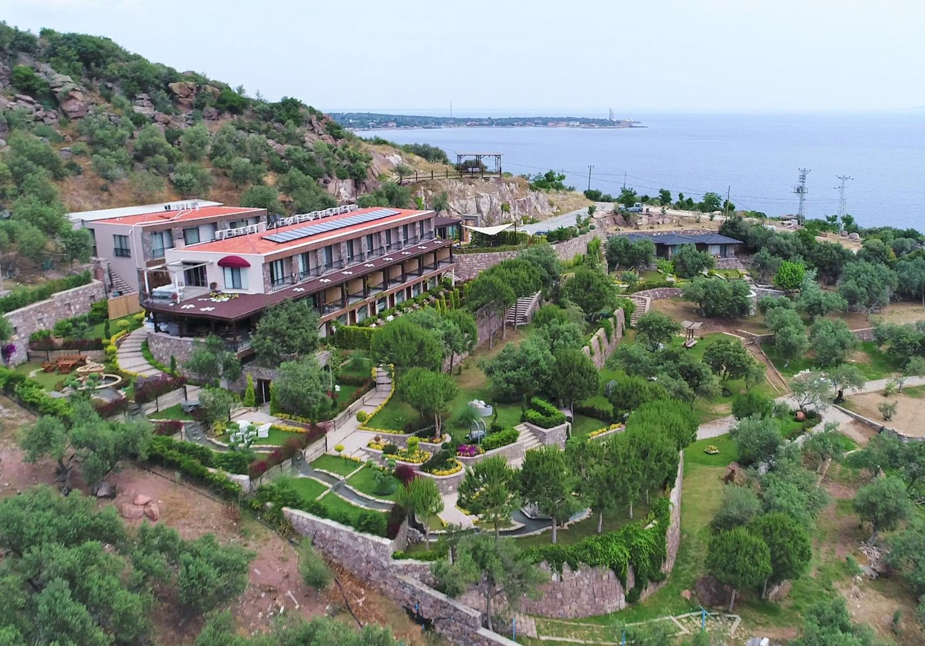 Property building in Assos Longevity Hotel