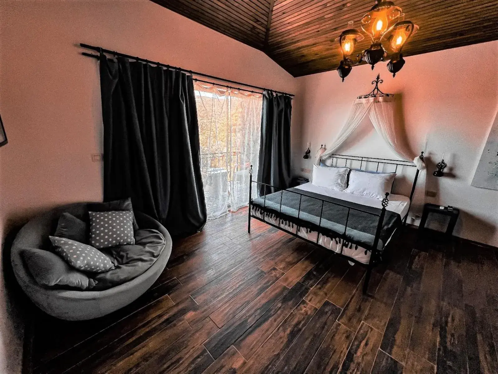 Deluxe Double Room with Balcony and Sea View in Assos Longevity Hotel Deluxe Double Room with Balcony and Sea View in Assos Longevity Hotel