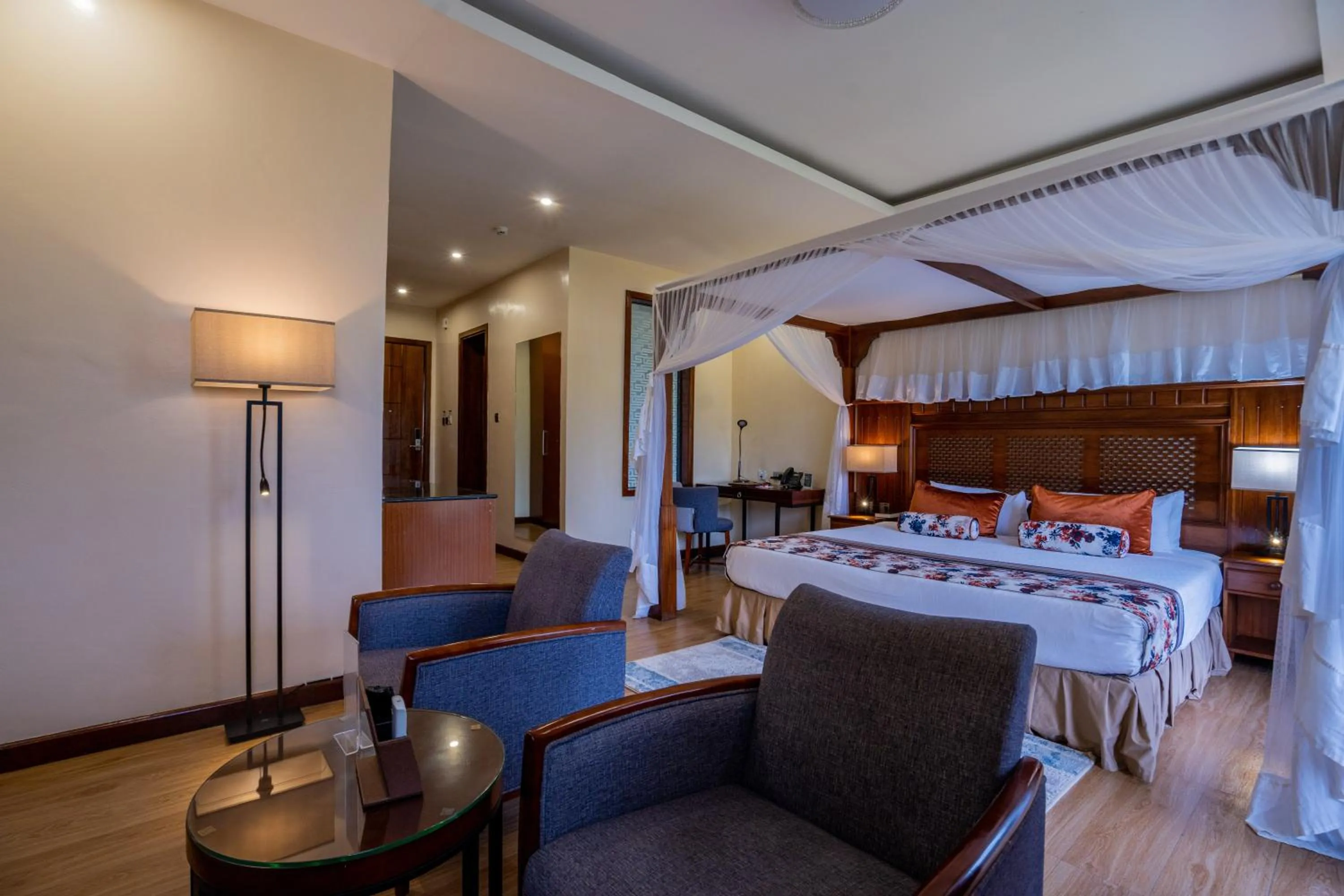 Seating area, Bed in Ciala Resort Hotels In Kisumu