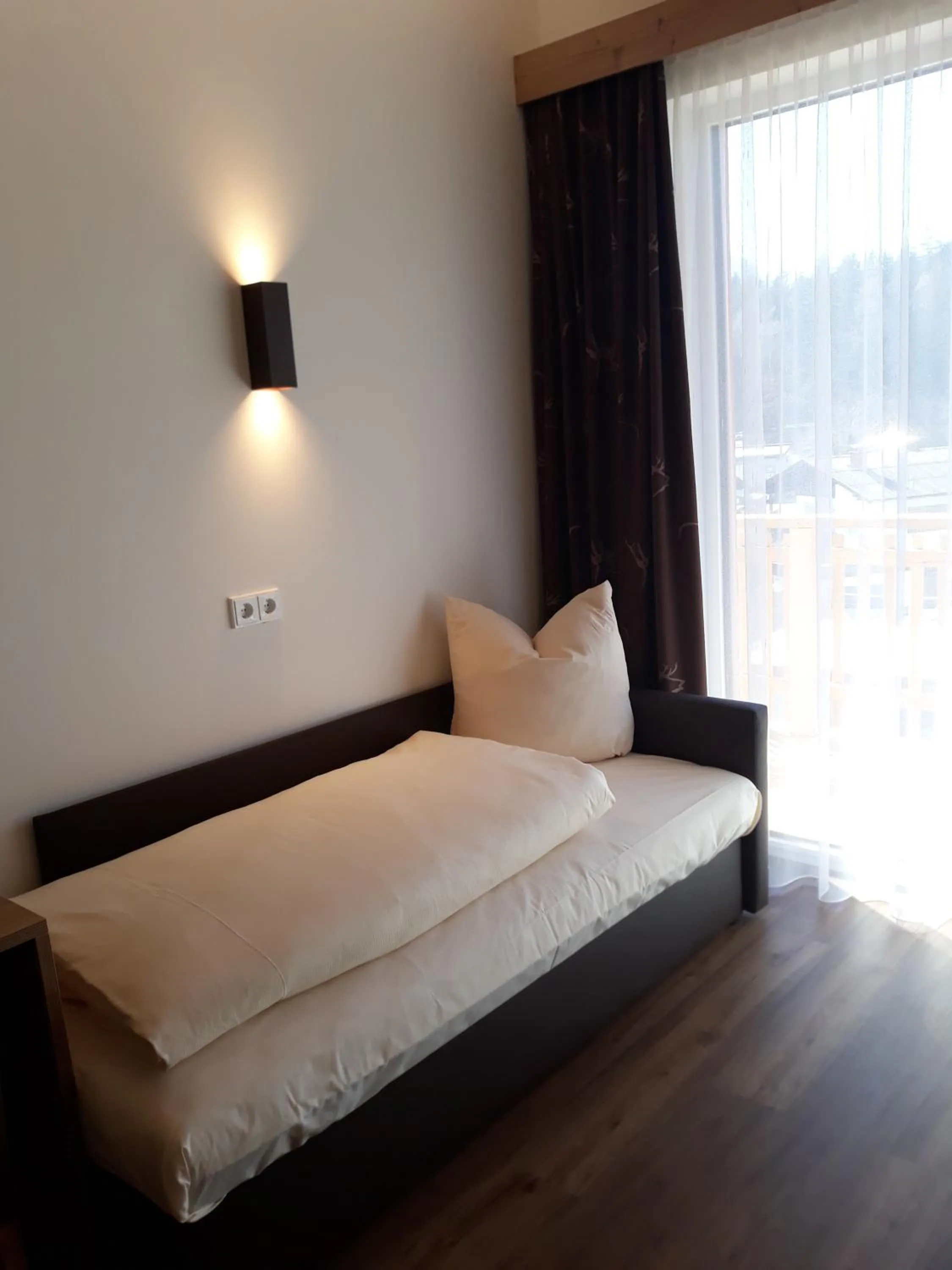 Bed in Hotel Jagdhof